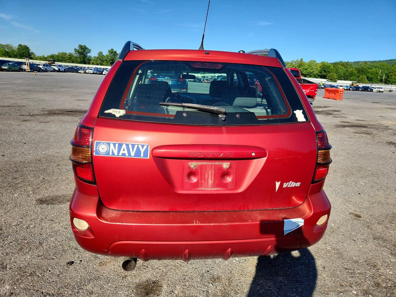 2006 Pontiac Vibe Красный vin: 5Y2SL65826Z422521