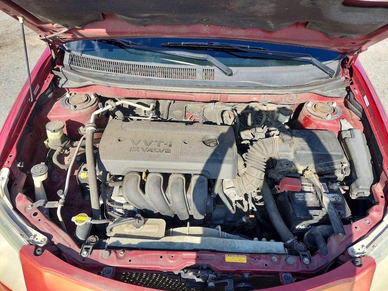 2006 Pontiac Vibe Красный vin: 5Y2SL65826Z422521