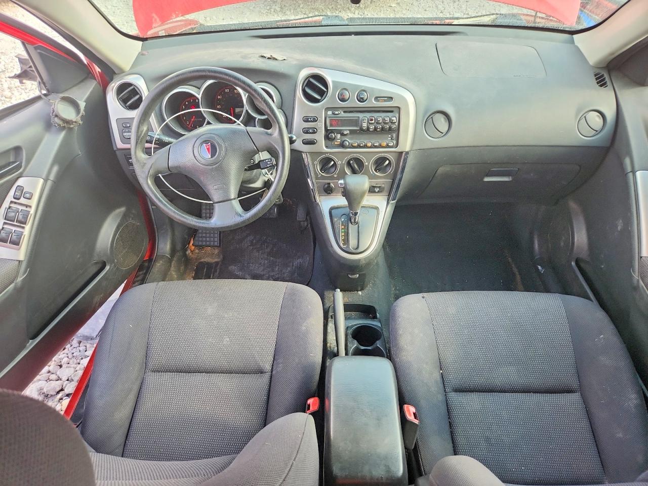 2006 Pontiac Vibe Red vin: 5Y2SL65826Z428660