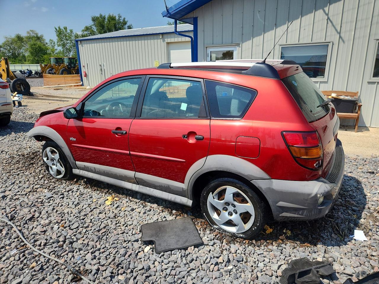 2006 Pontiac Vibe Red vin: 5Y2SL65826Z464381