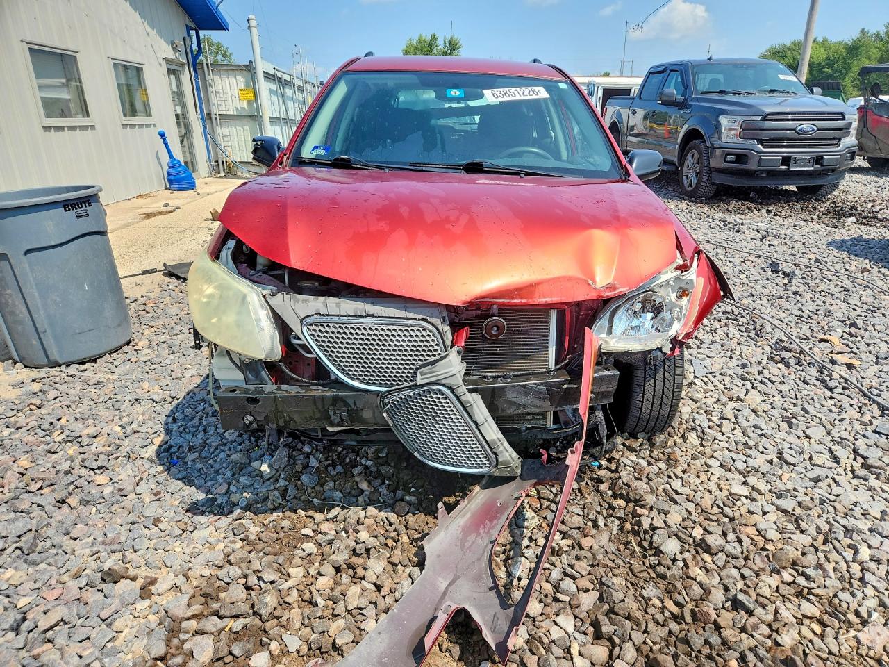 2006 Pontiac Vibe Red vin: 5Y2SL65826Z464381
