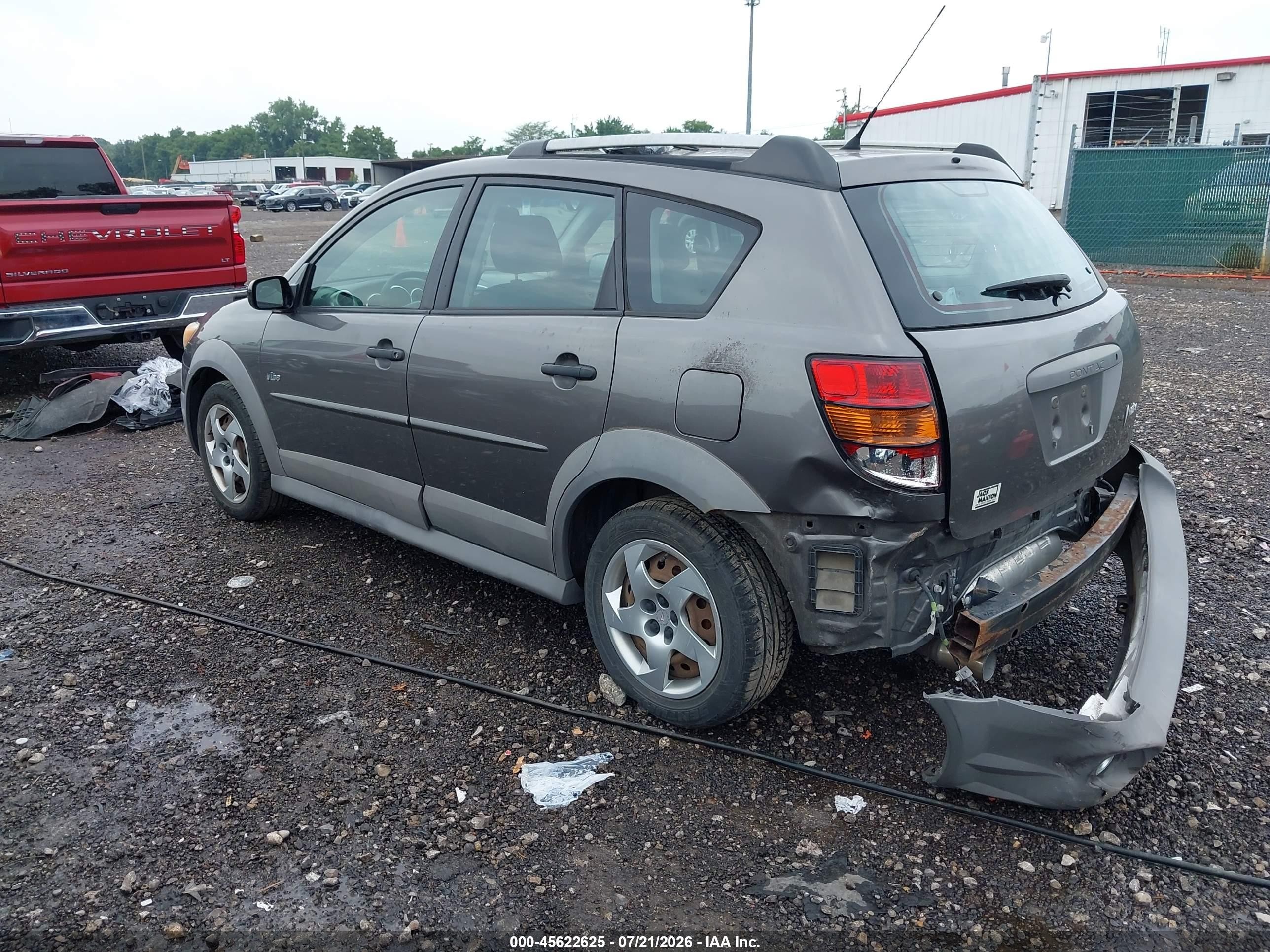 2007 Pontiac Vibe   Gray vin: 5Y2SL65827Z405400