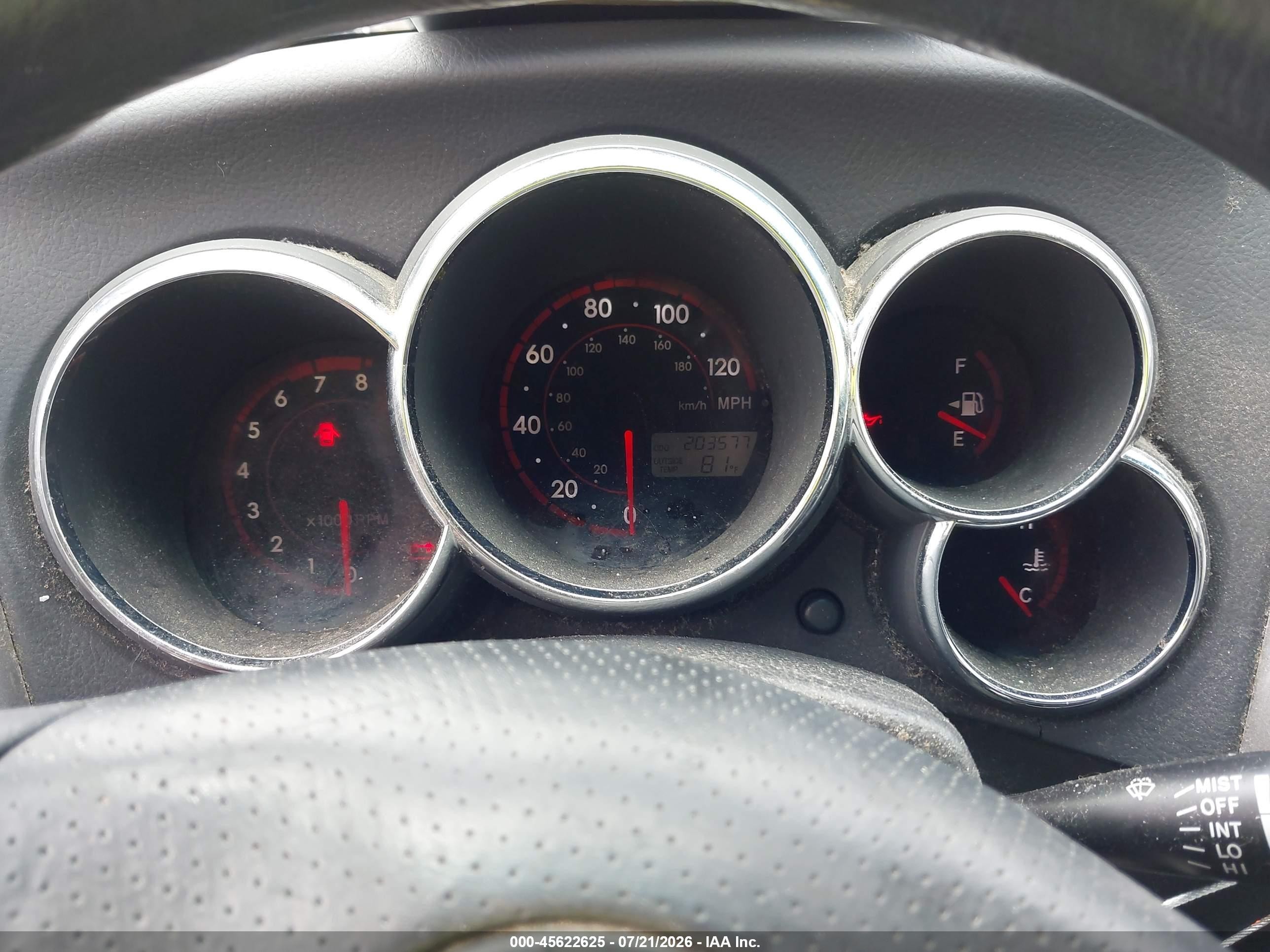2007 Pontiac Vibe   Gray vin: 5Y2SL65827Z405400
