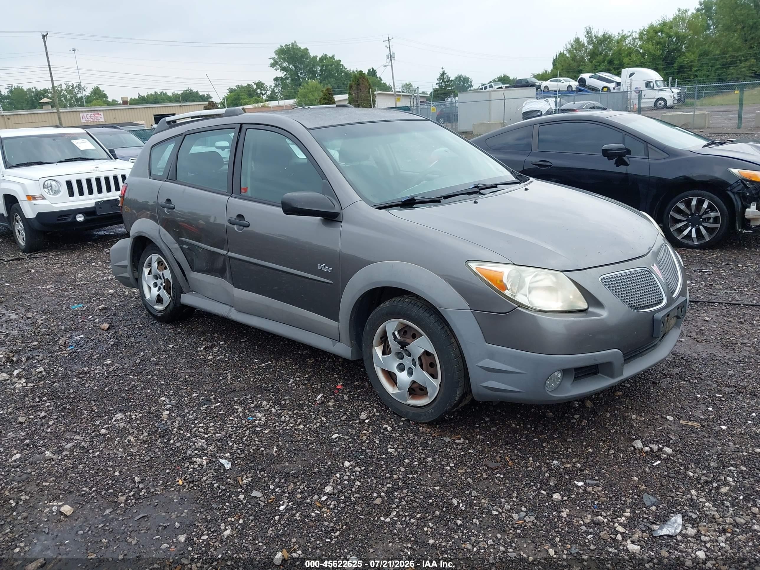 2007 Pontiac Vibe   Gray vin: 5Y2SL65827Z405400