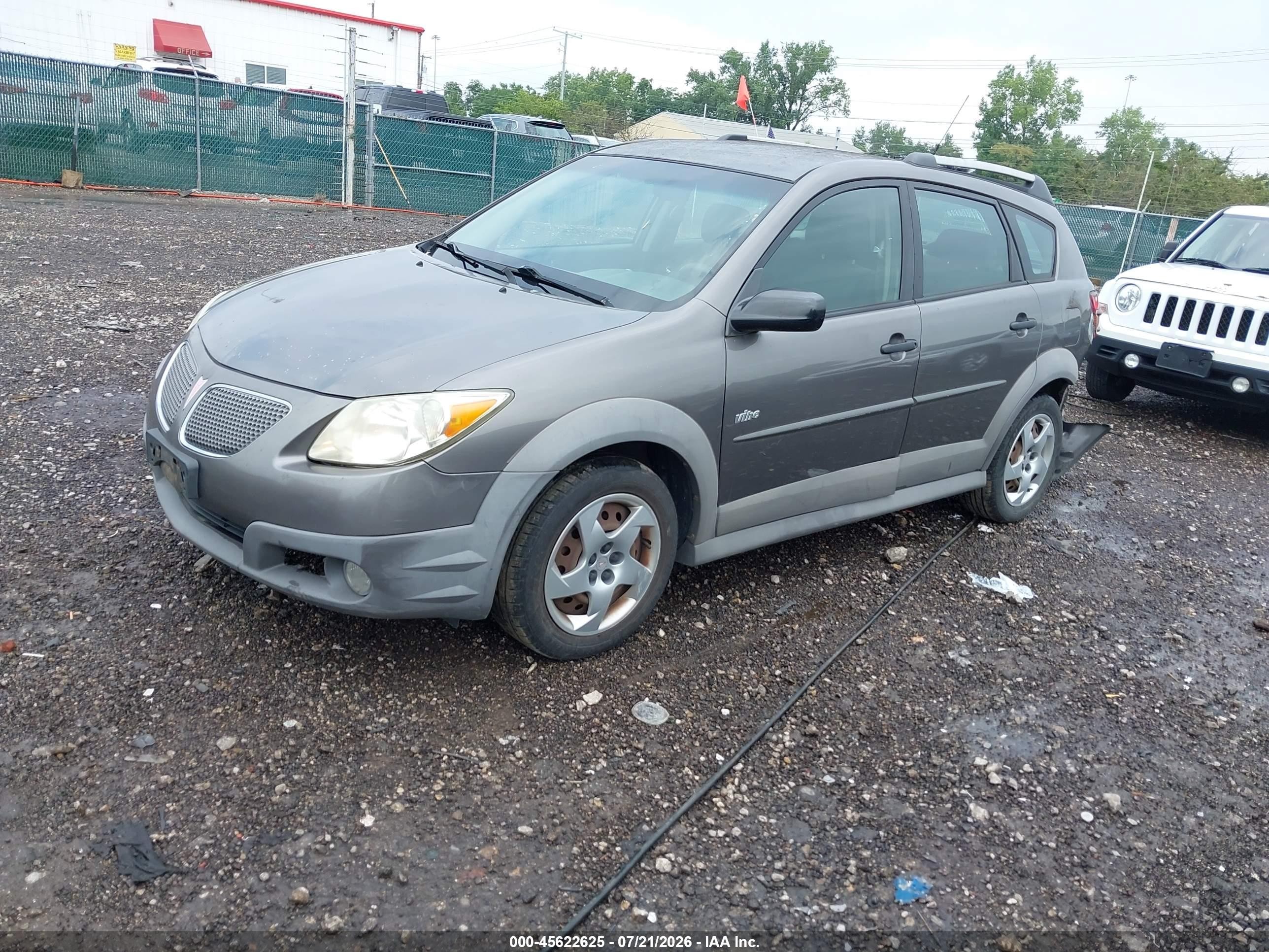 2007 Pontiac Vibe   Gray vin: 5Y2SL65827Z405400