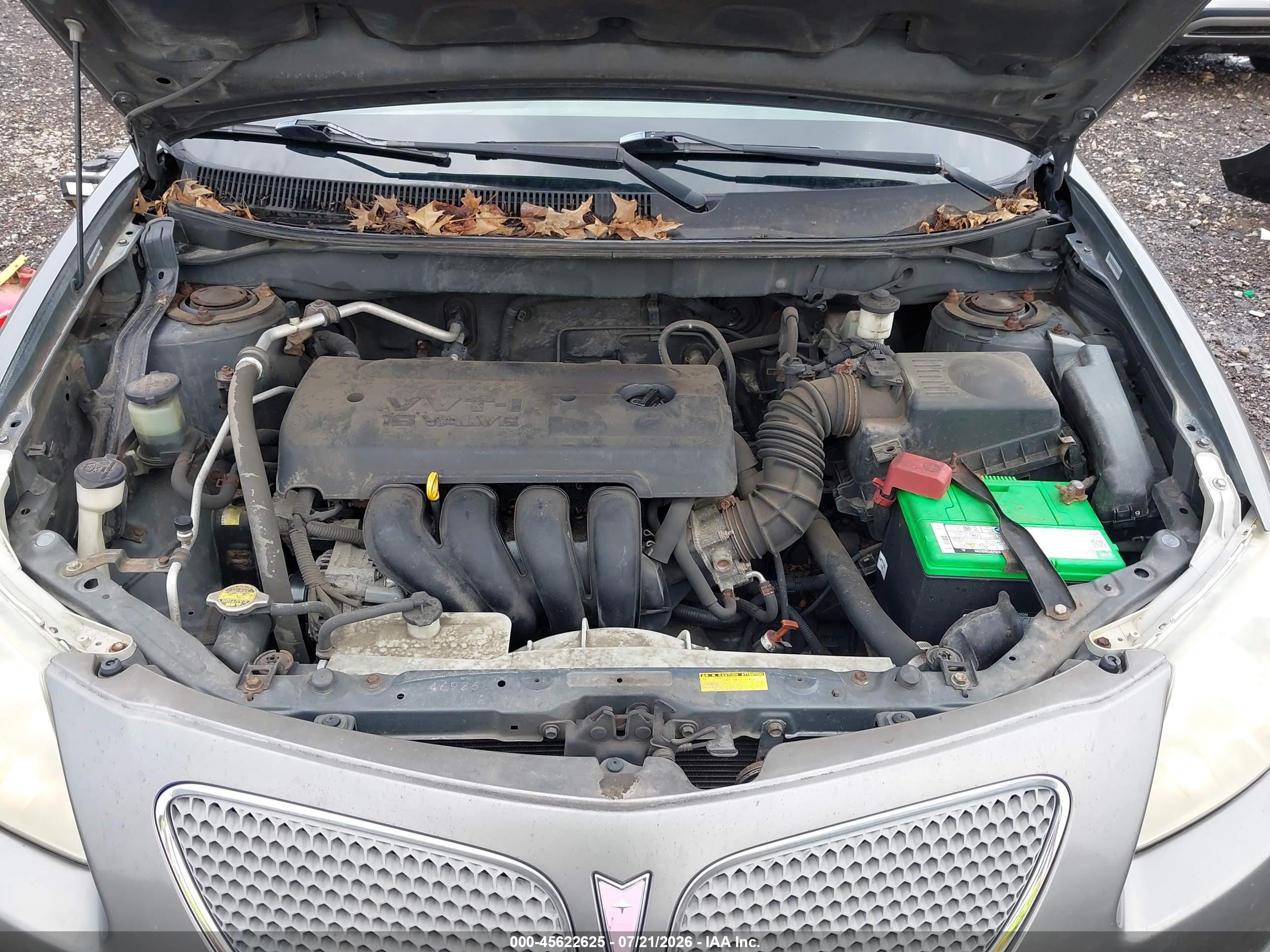 2007 Pontiac Vibe   Gray vin: 5Y2SL65827Z405400