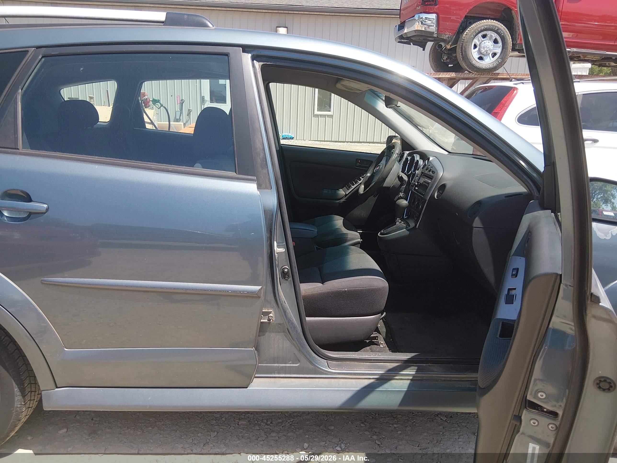 2007 Pontiac Vibe   Light Blue vin: 5Y2SL65827Z411505
