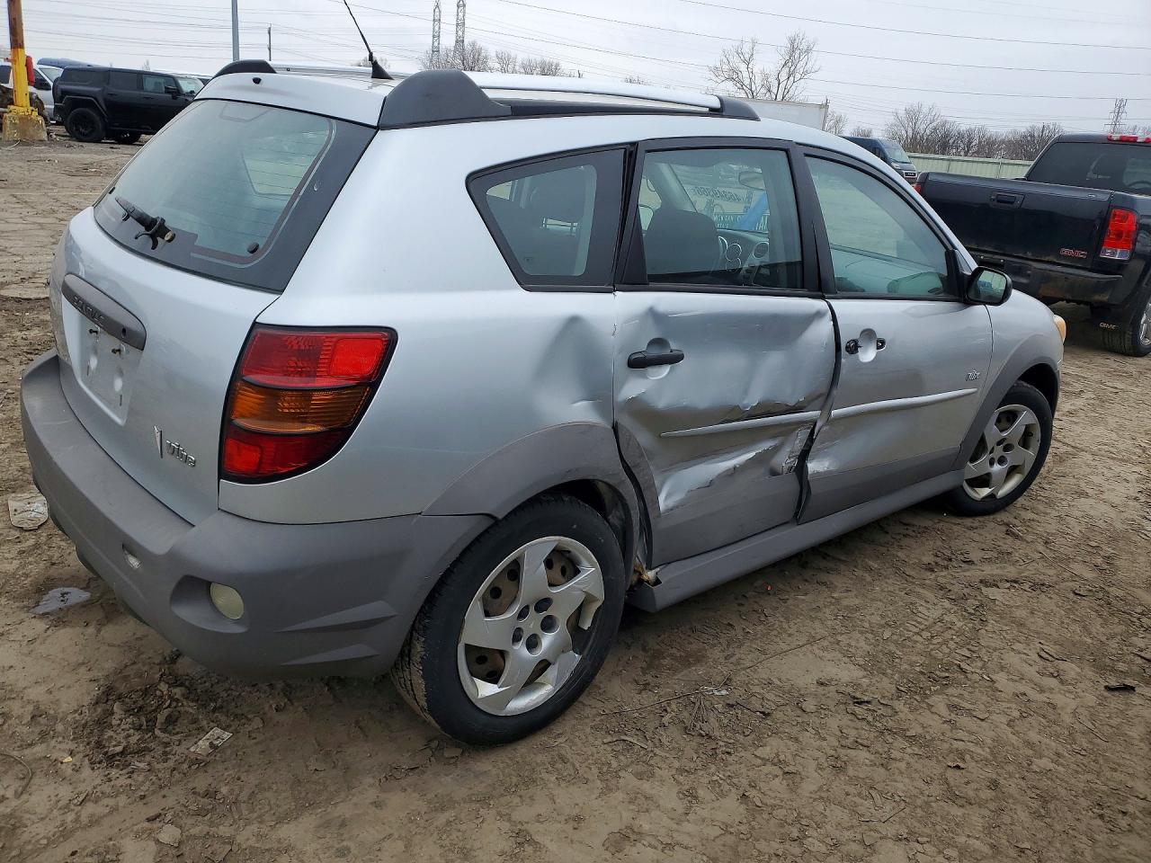 2007 Pontiac Vibe Silver vin: 5Y2SL65827Z422438
