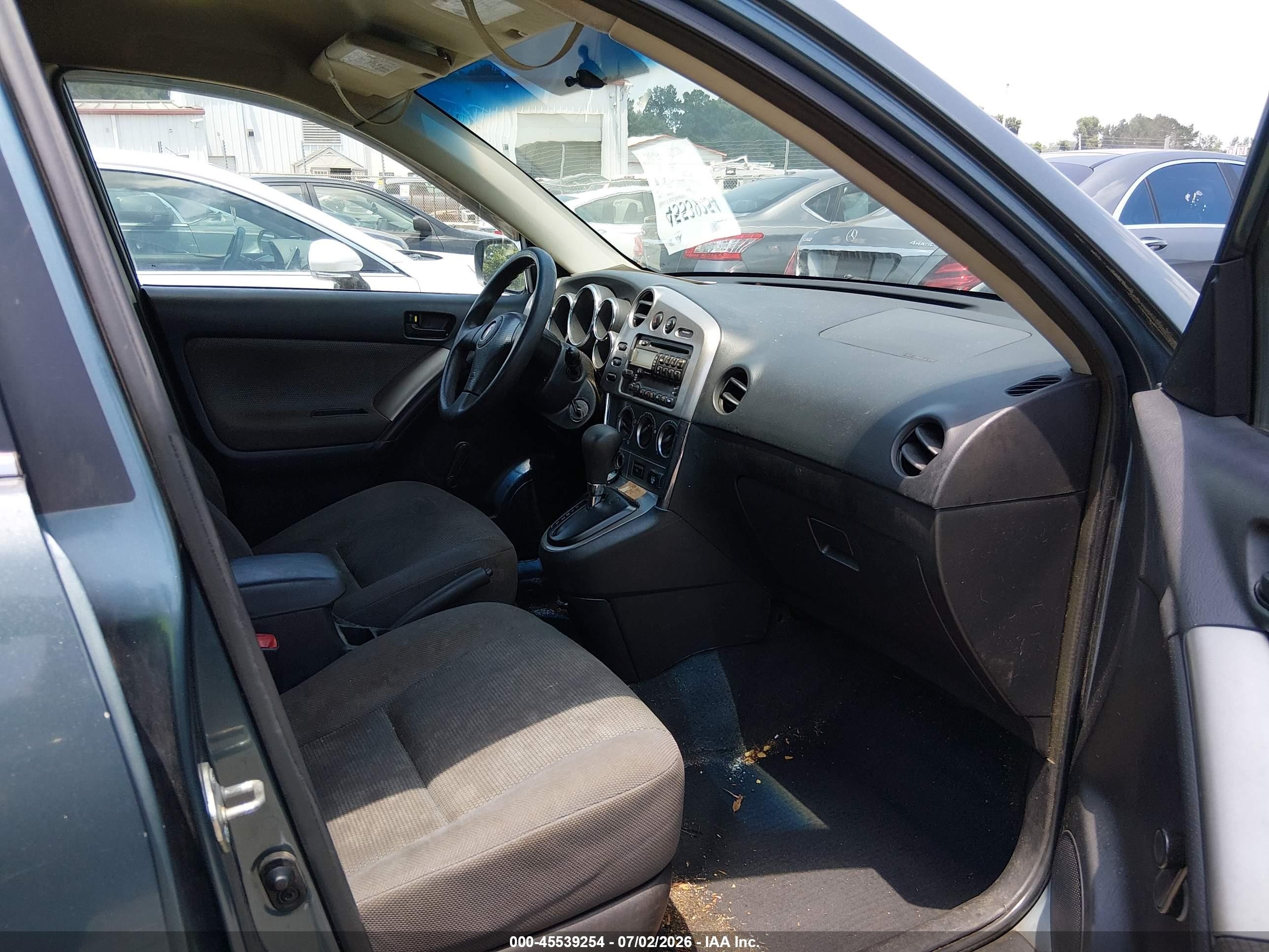 2007 Pontiac Vibe Blue vin: 5Y2SL65827Z426828