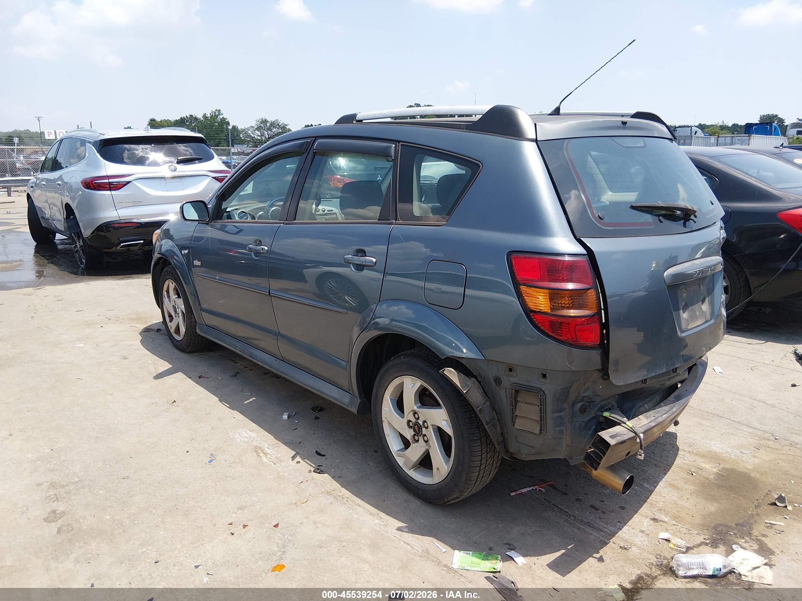 2007 Pontiac Vibe Blue vin: 5Y2SL65827Z426828