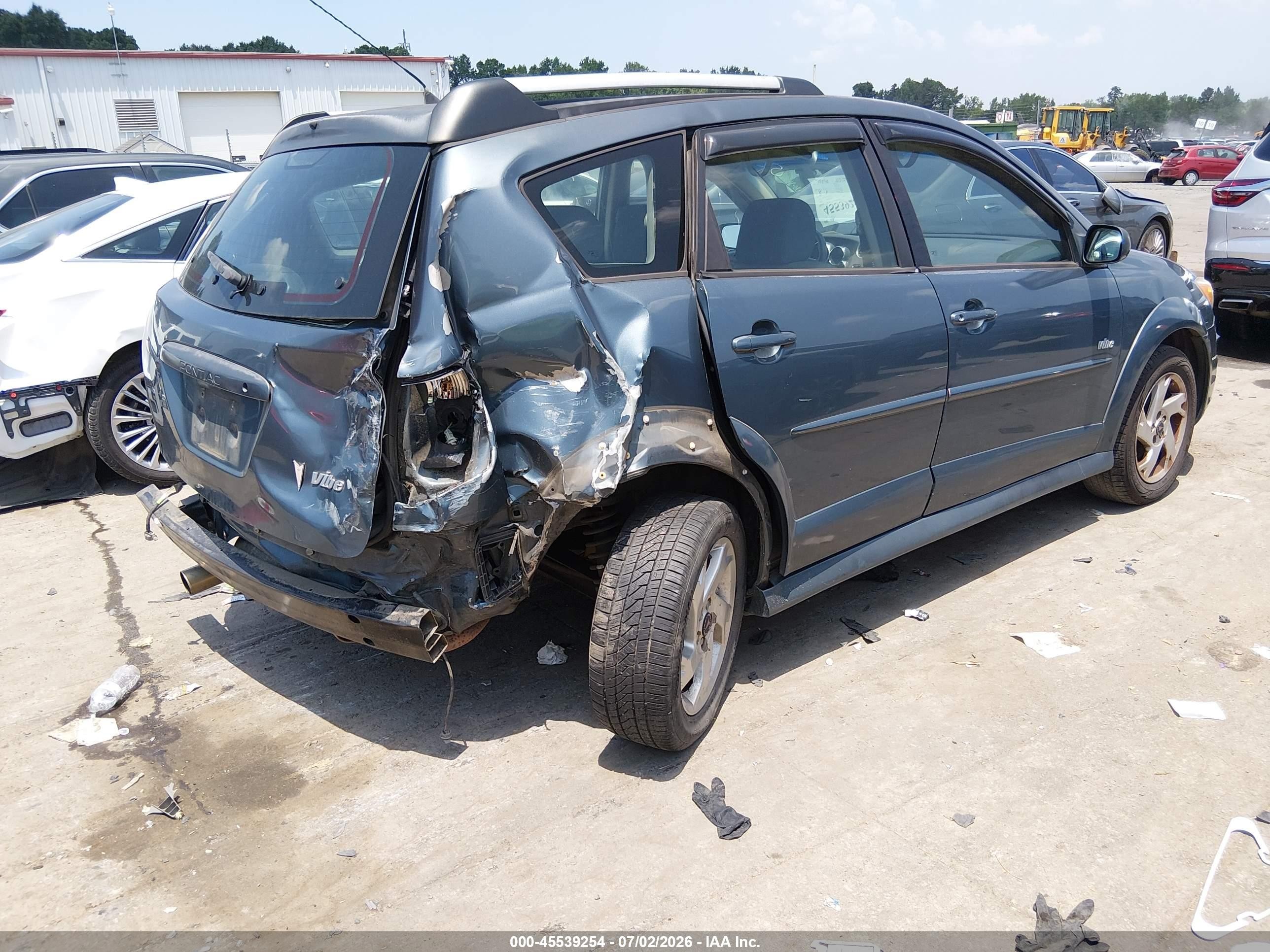 2007 Pontiac Vibe Blue vin: 5Y2SL65827Z426828