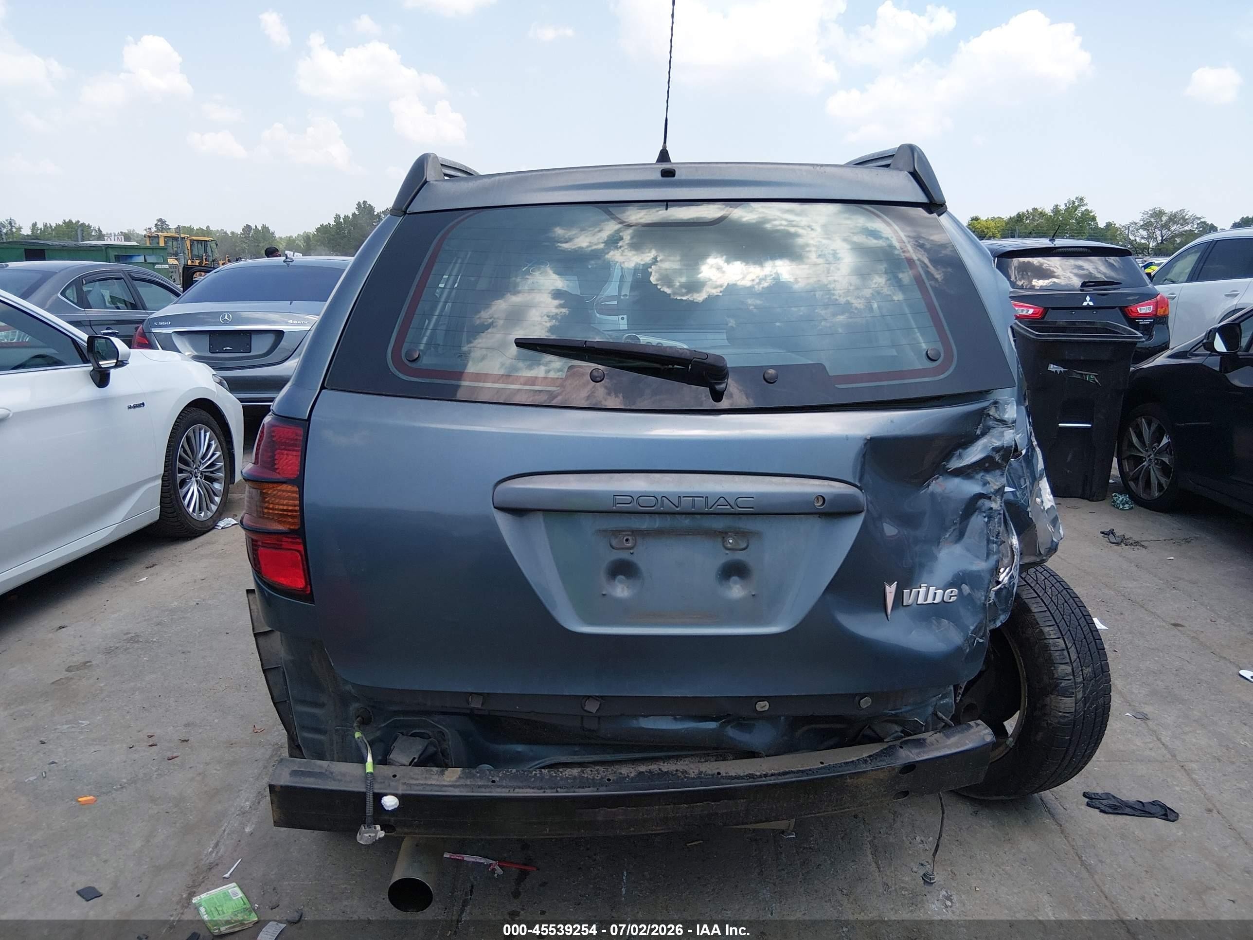 2007 Pontiac Vibe Blue vin: 5Y2SL65827Z426828