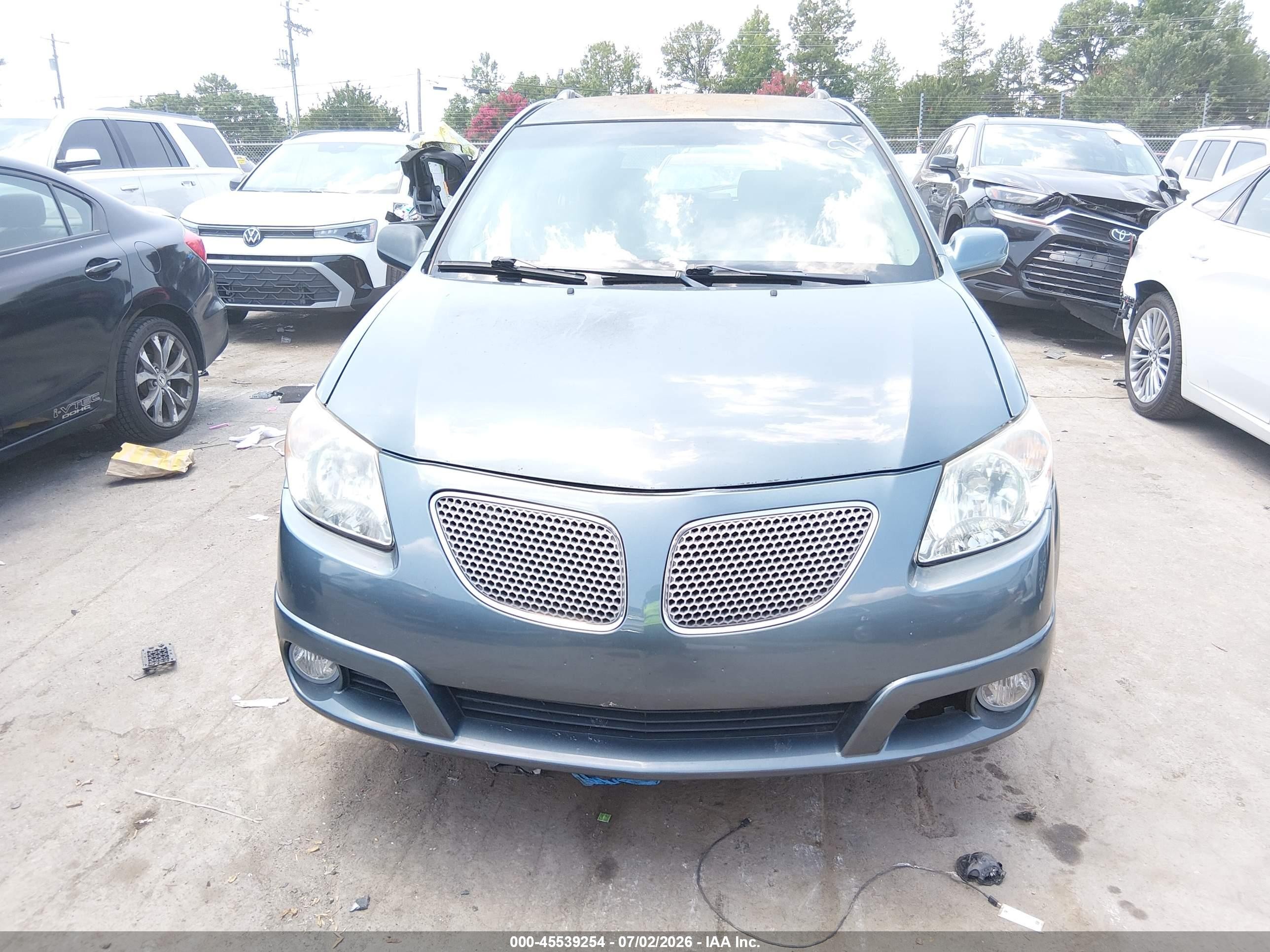 2007 Pontiac Vibe Blue vin: 5Y2SL65827Z426828