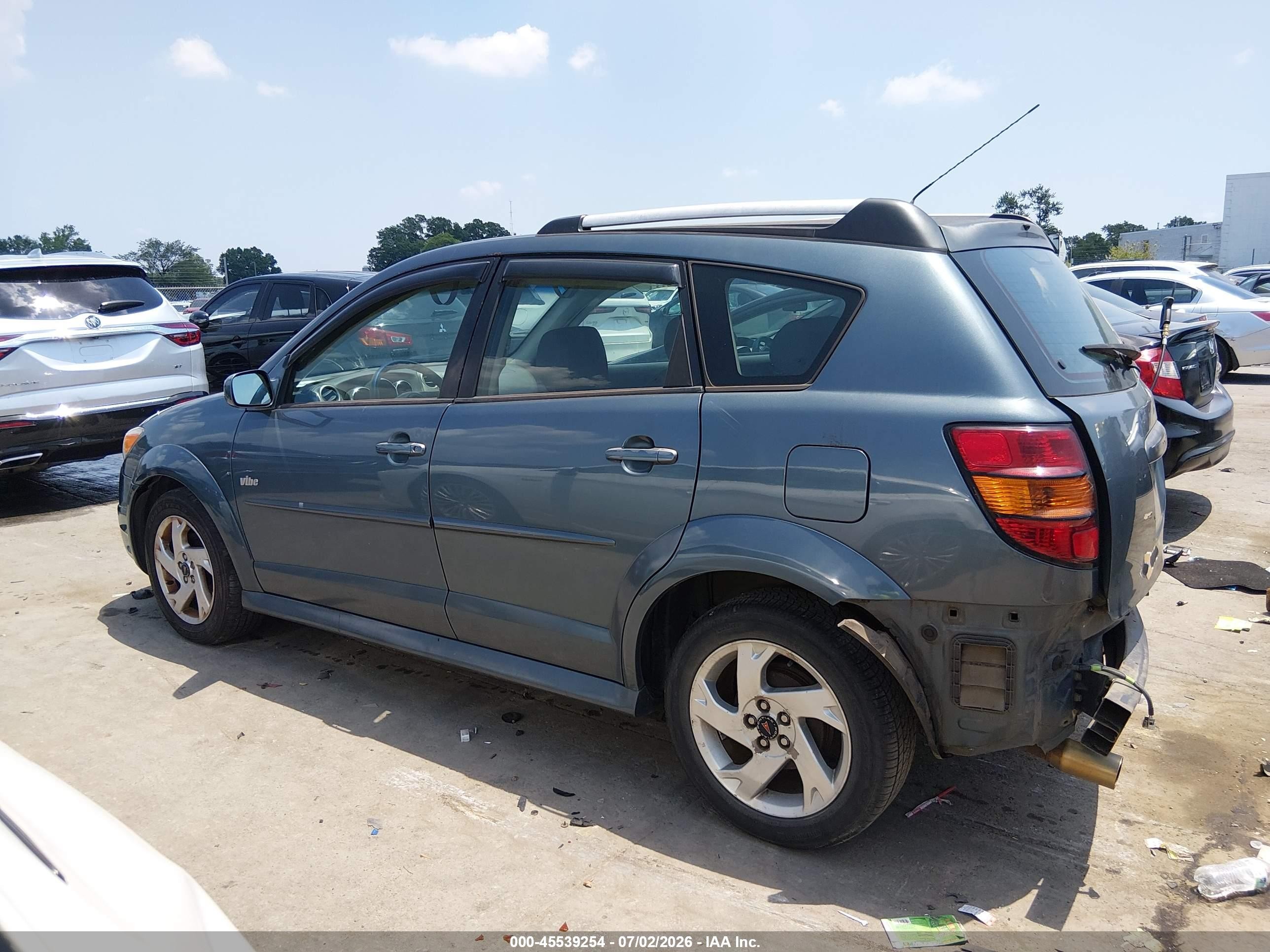 2007 Pontiac Vibe Blue vin: 5Y2SL65827Z426828