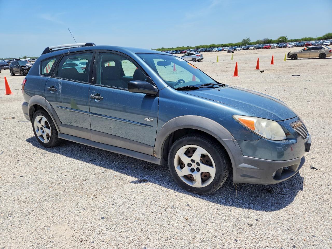 2008 Pontiac Vibe Gray vin: 5Y2SL65828Z407407