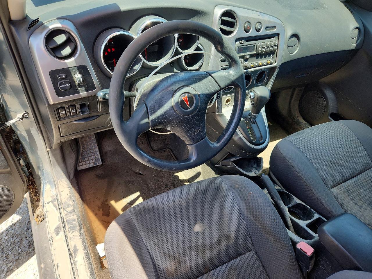 2008 Pontiac Vibe Gray vin: 5Y2SL65828Z407407