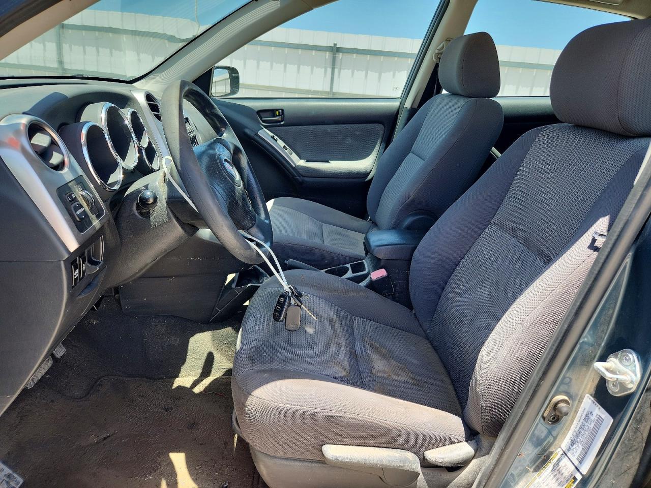 2008 Pontiac Vibe Gray vin: 5Y2SL65828Z407407