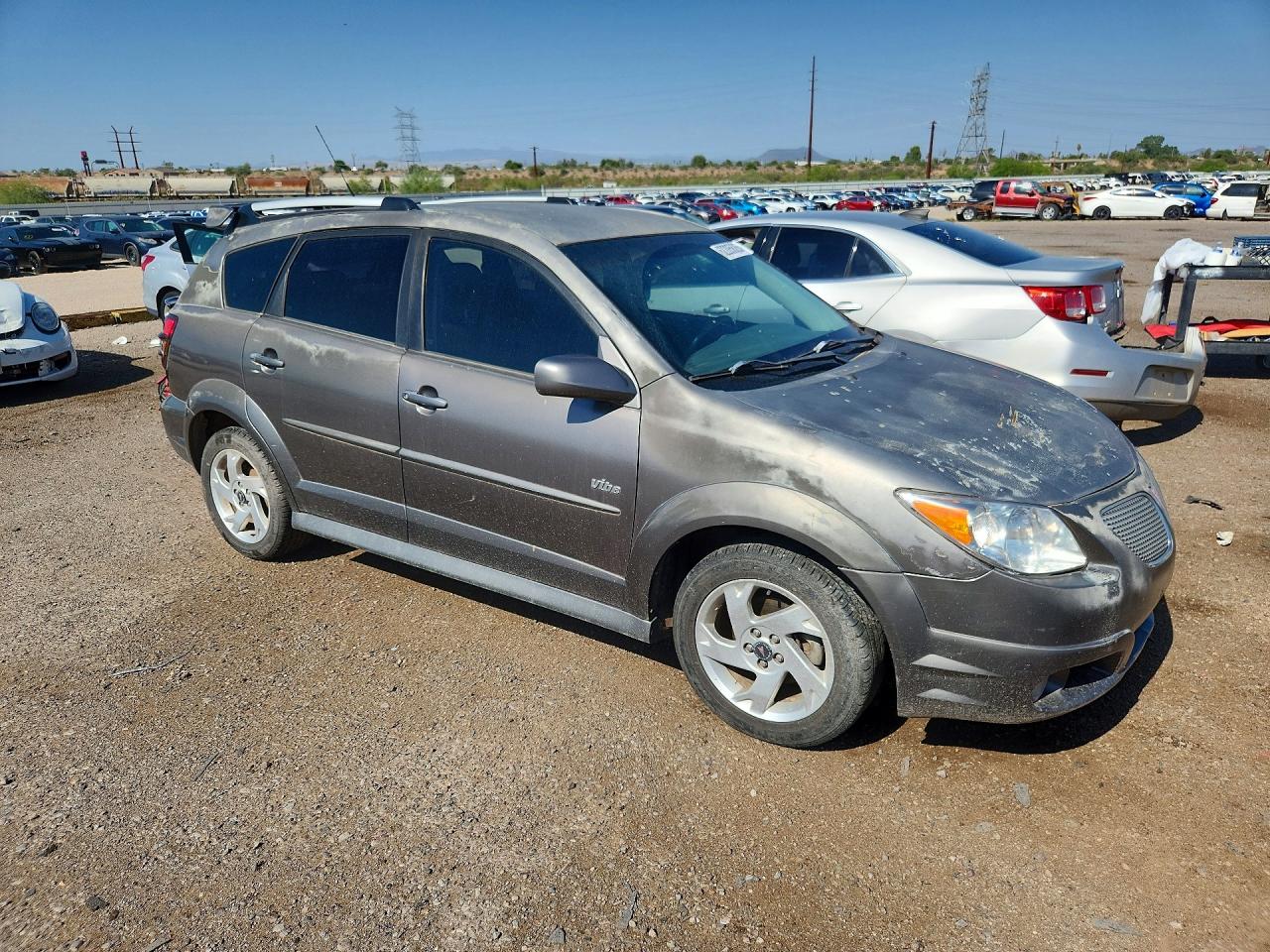 2006 Pontiac Vibe Silver vin: 5Y2SL65836Z408241