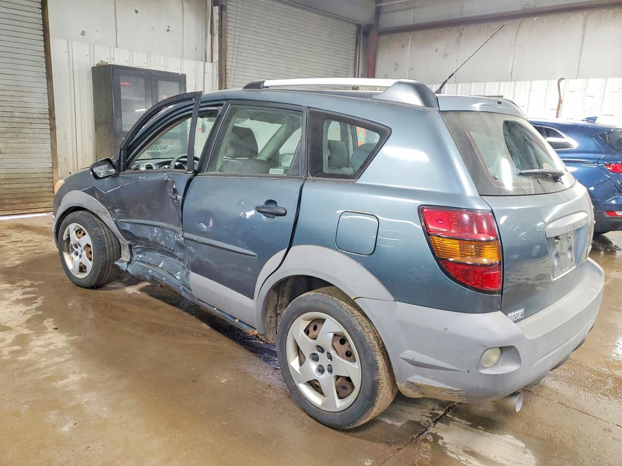 2006 Pontiac Vibe Blue vin: 5Y2SL65836Z436993