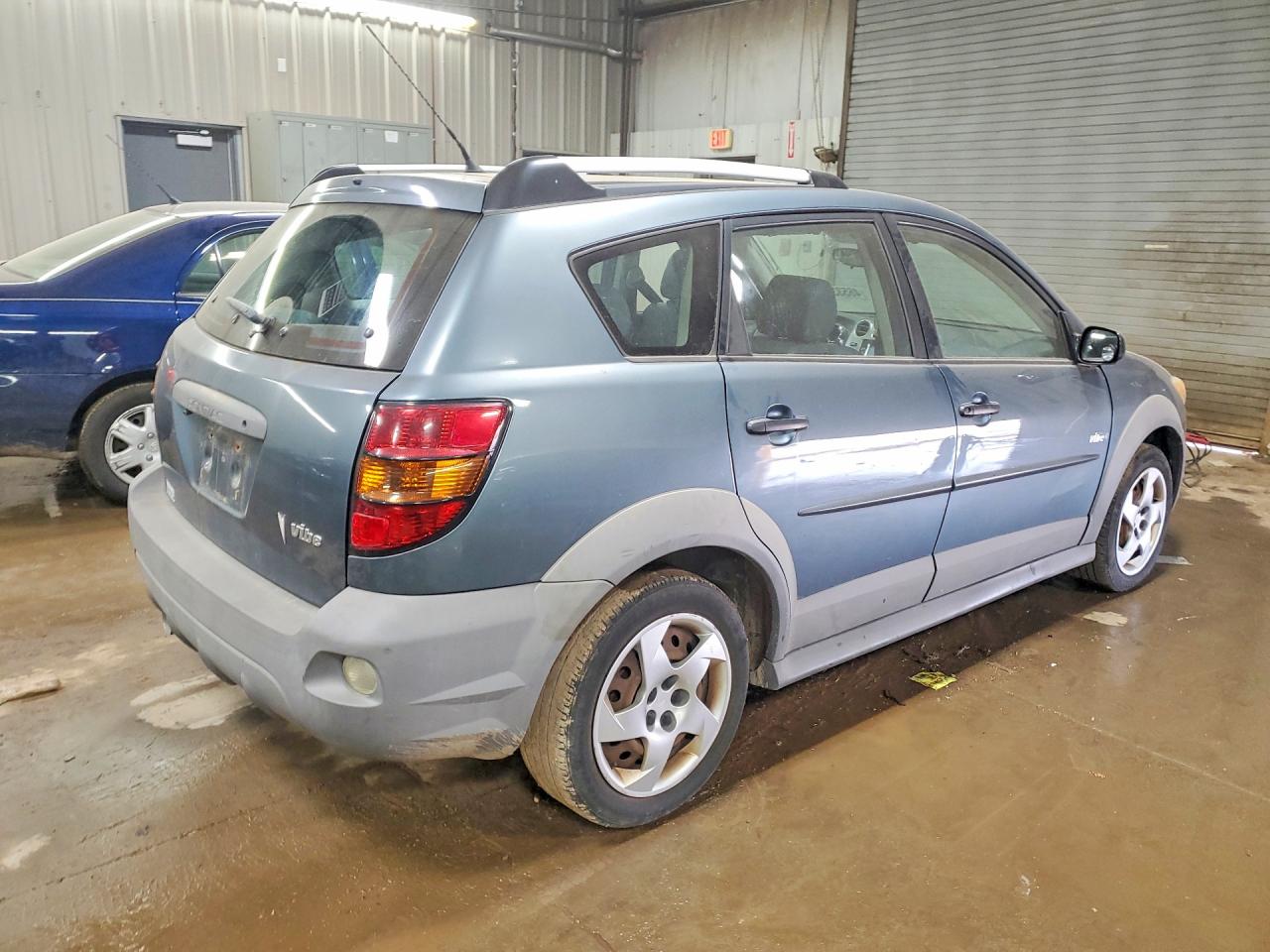 2006 Pontiac Vibe Blue vin: 5Y2SL65836Z436993