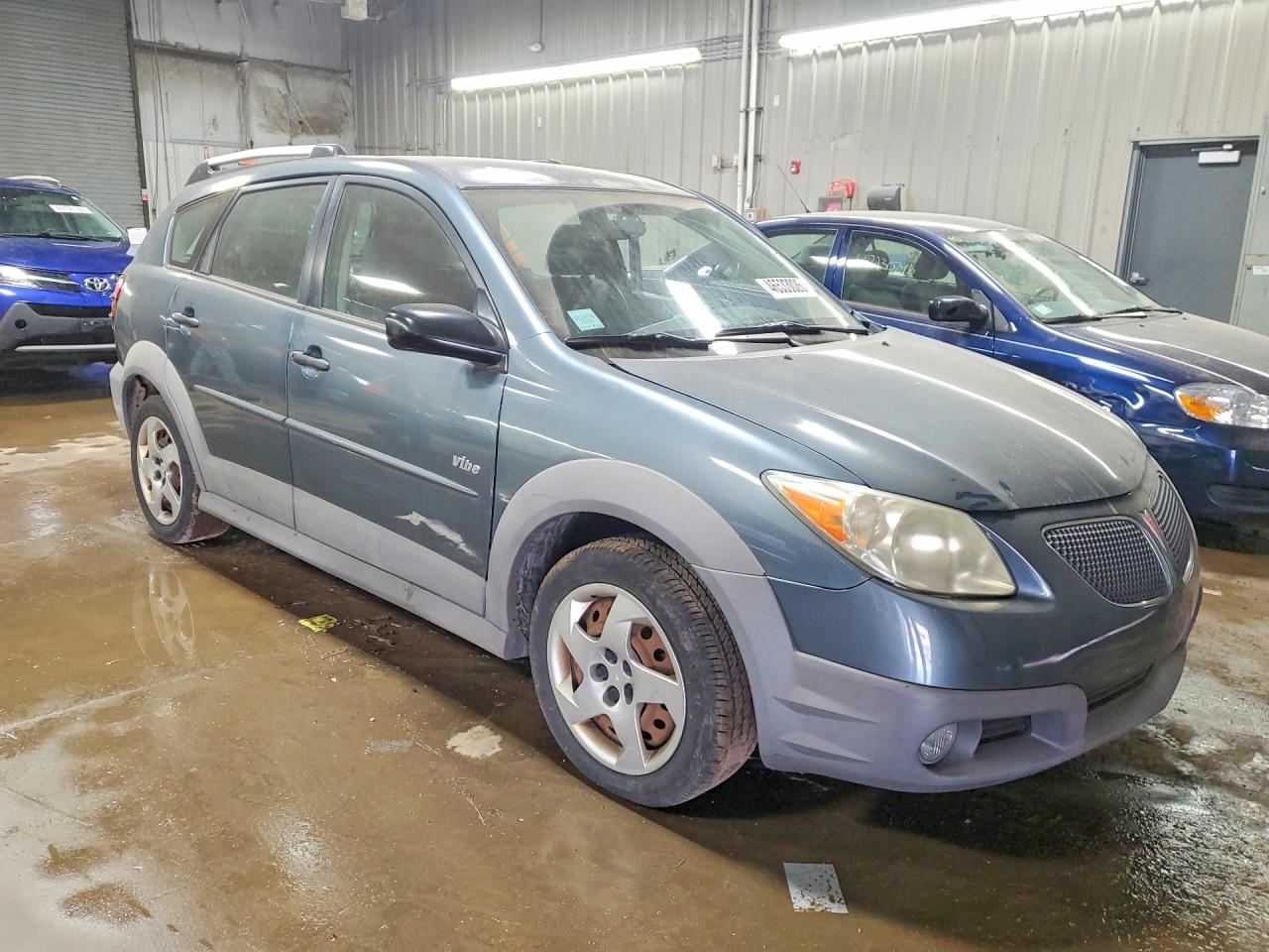 2006 Pontiac Vibe Blue vin: 5Y2SL65836Z436993