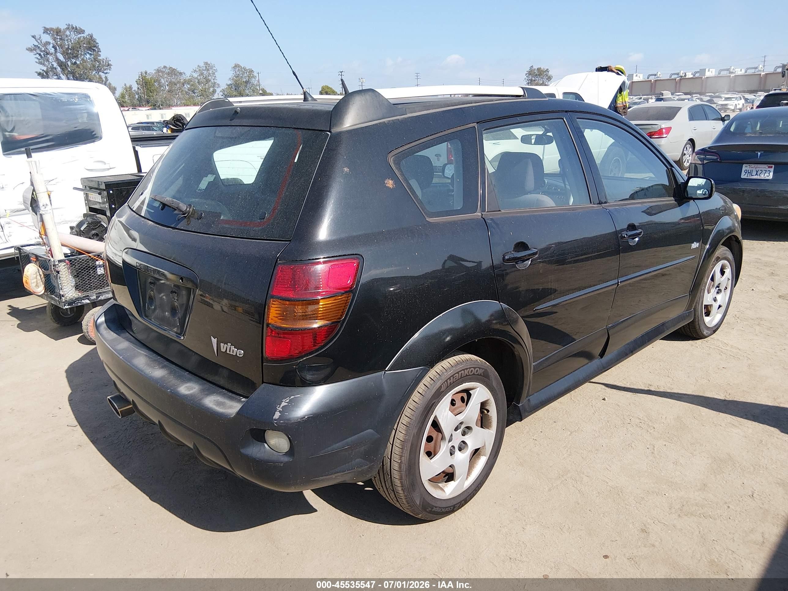 2006 Pontiac Vibe   Black vin: 5Y2SL65836Z439487