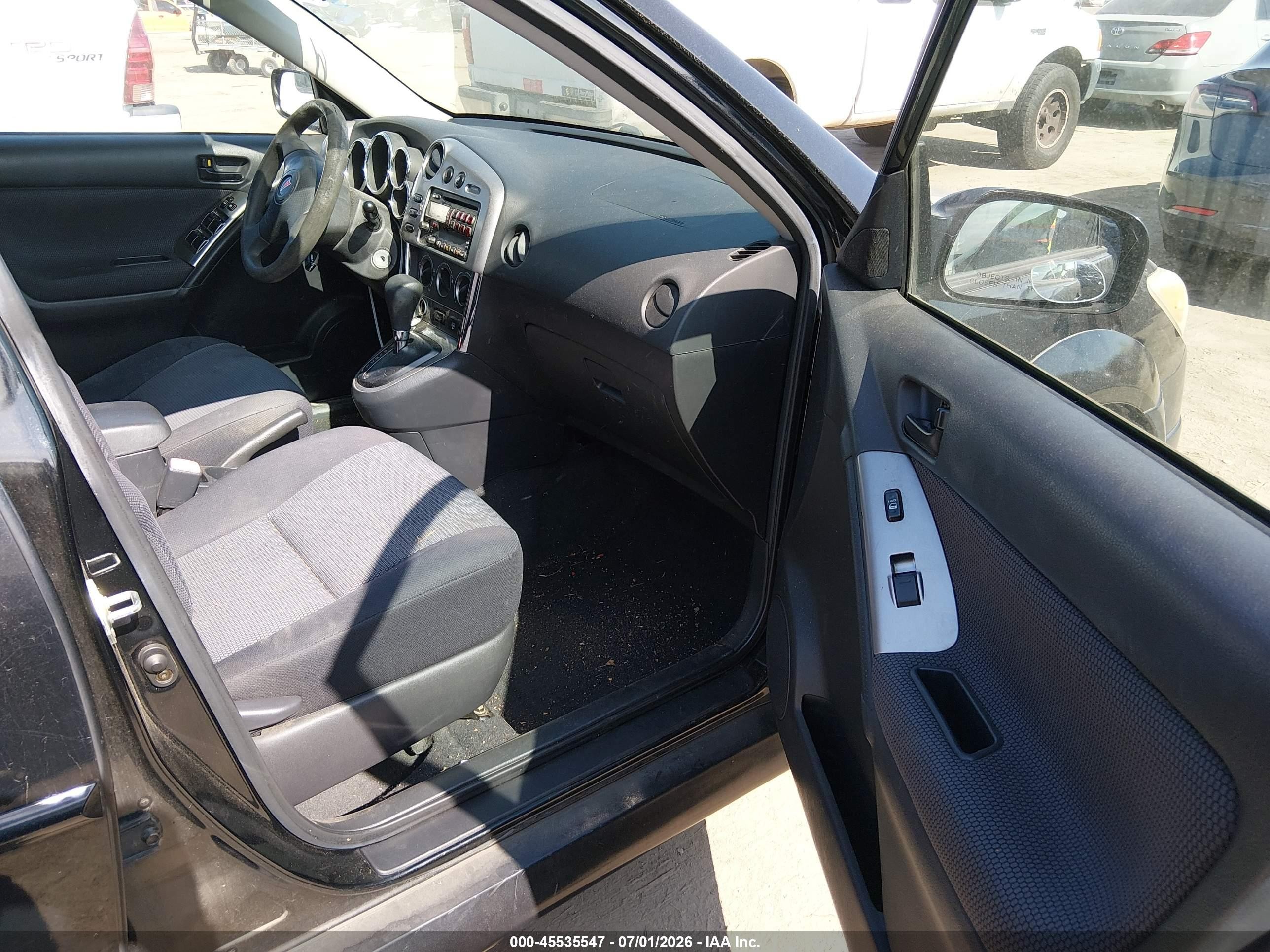 2006 Pontiac Vibe   Black vin: 5Y2SL65836Z439487