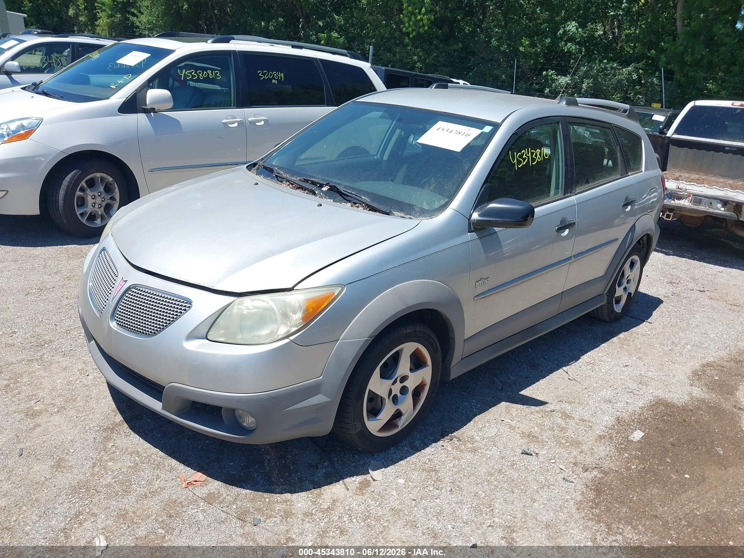 2006 Pontiac Vibe   Silver vin: 5Y2SL65836Z442664
