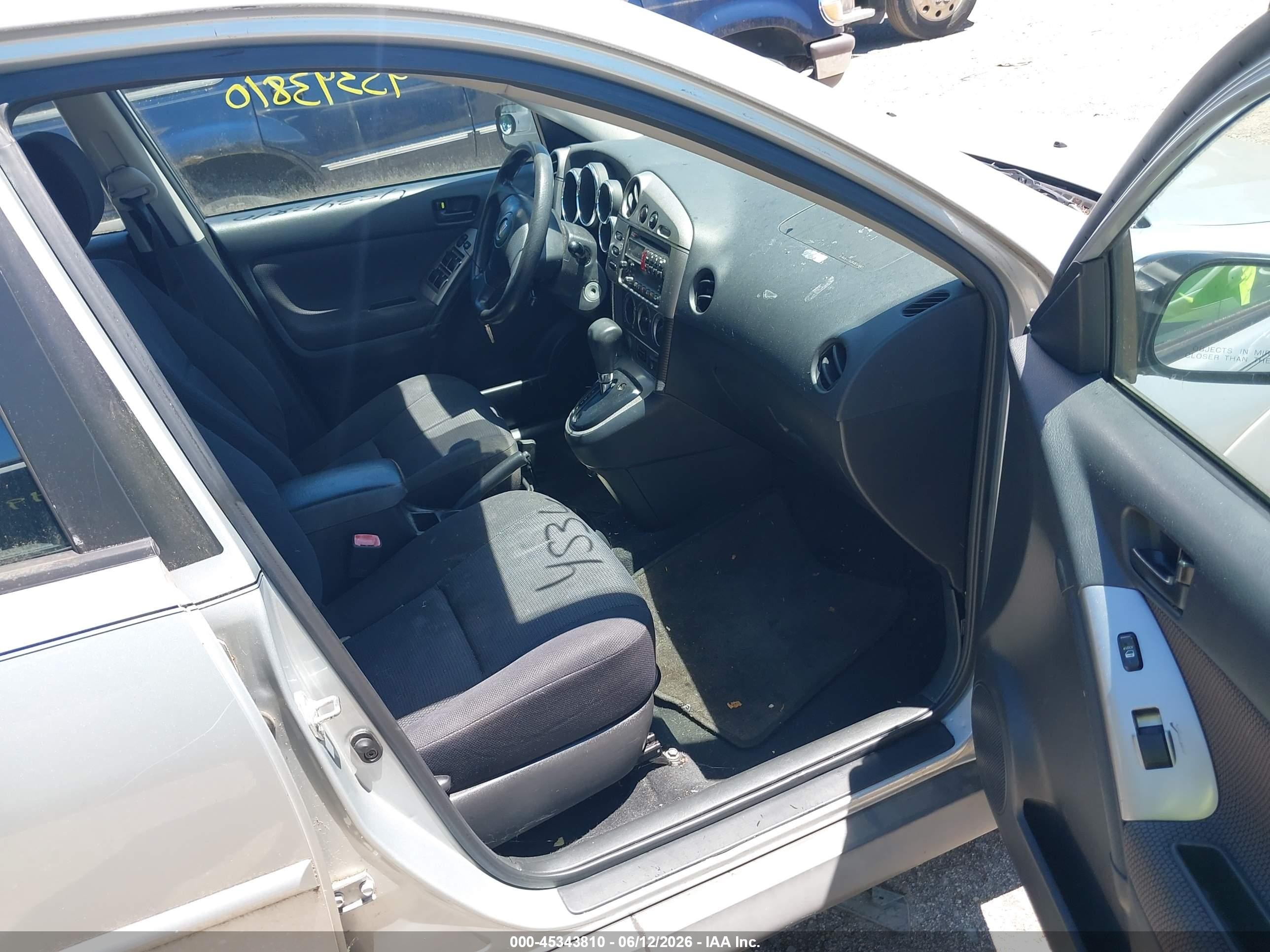 2006 Pontiac Vibe   Silver vin: 5Y2SL65836Z442664