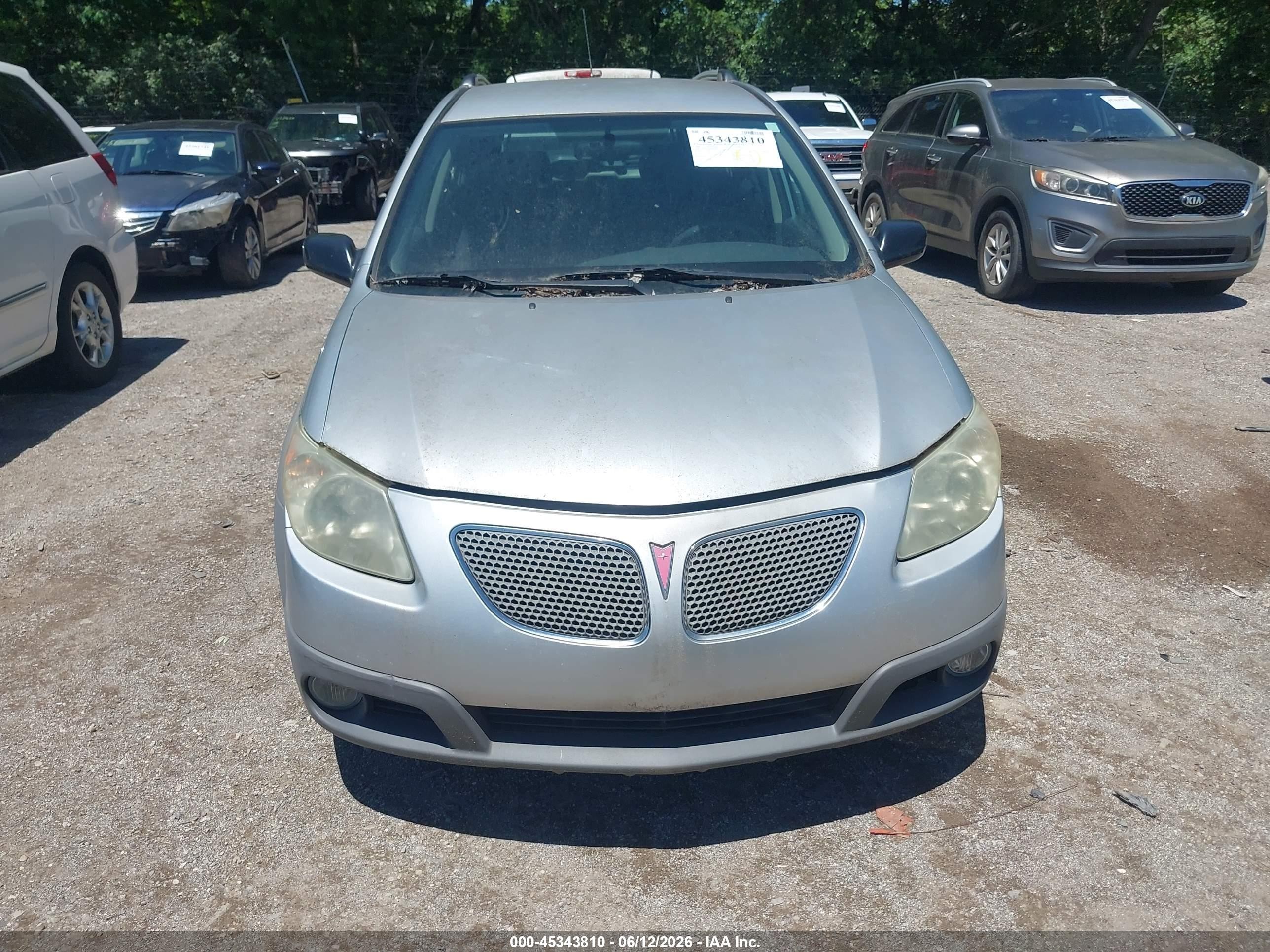 2006 Pontiac Vibe   Silver vin: 5Y2SL65836Z442664