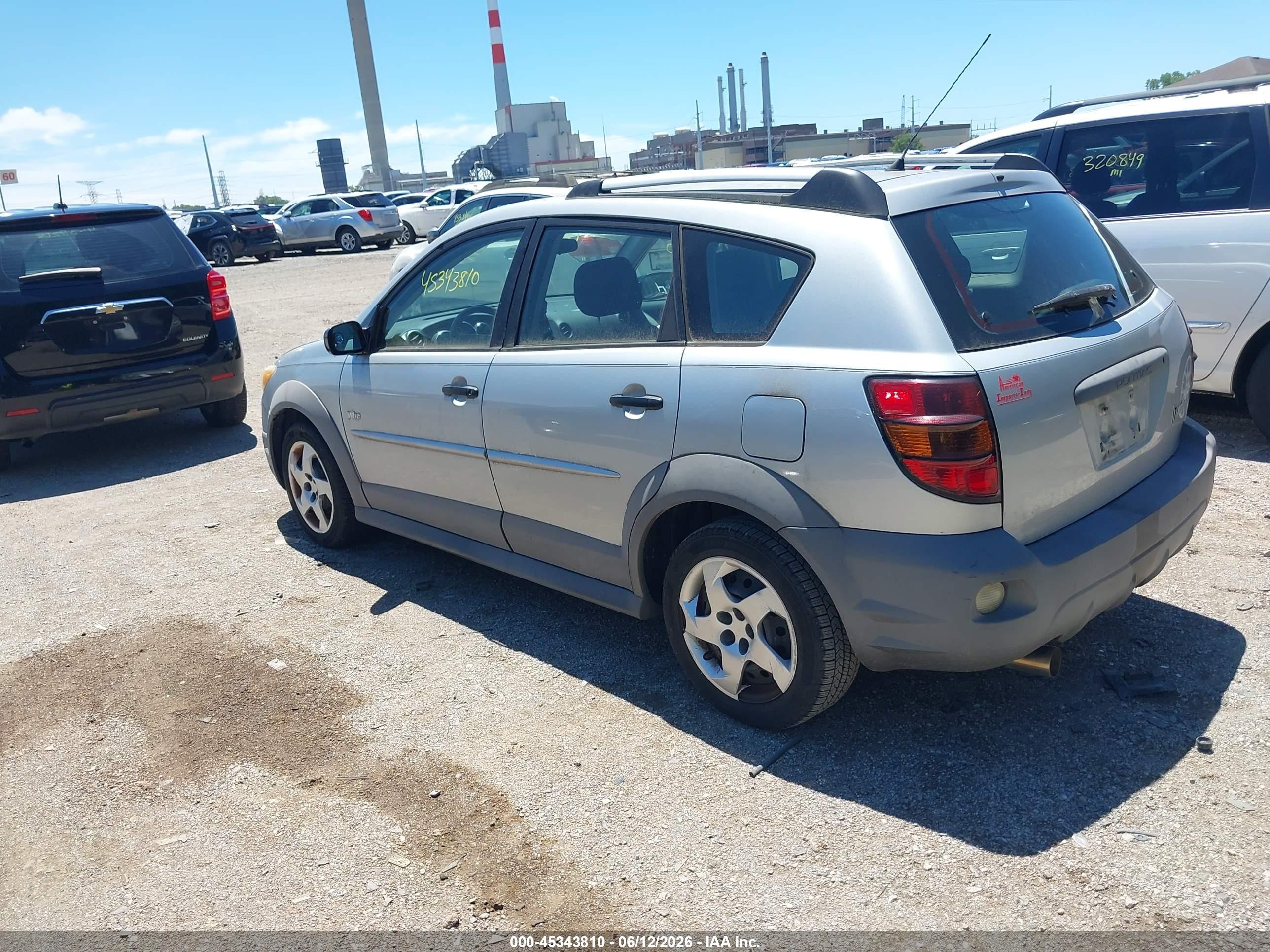 2006 Pontiac Vibe   Silver vin: 5Y2SL65836Z442664