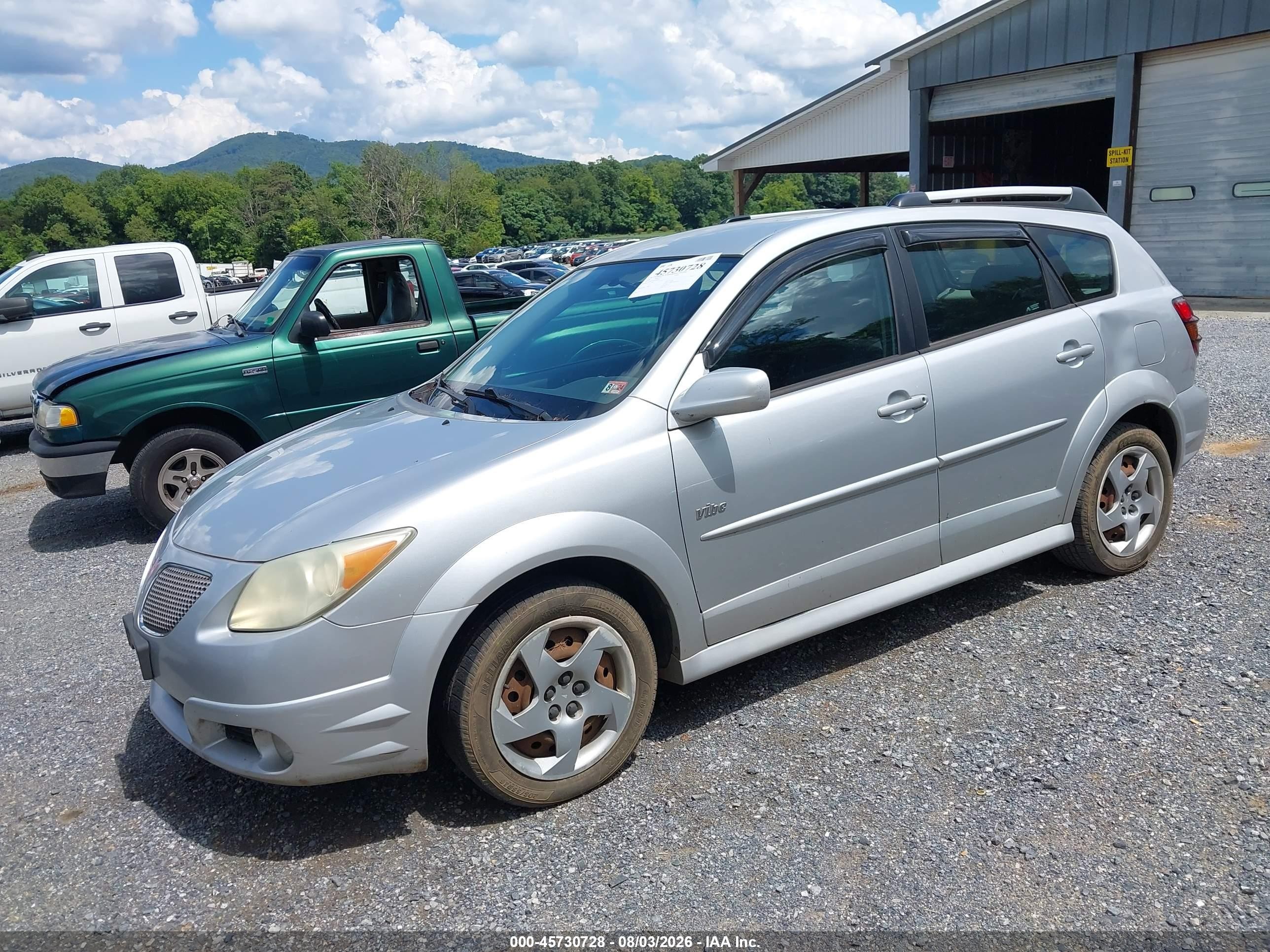 2006 Pontiac Vibe   Silver vin: 5Y2SL65836Z464390