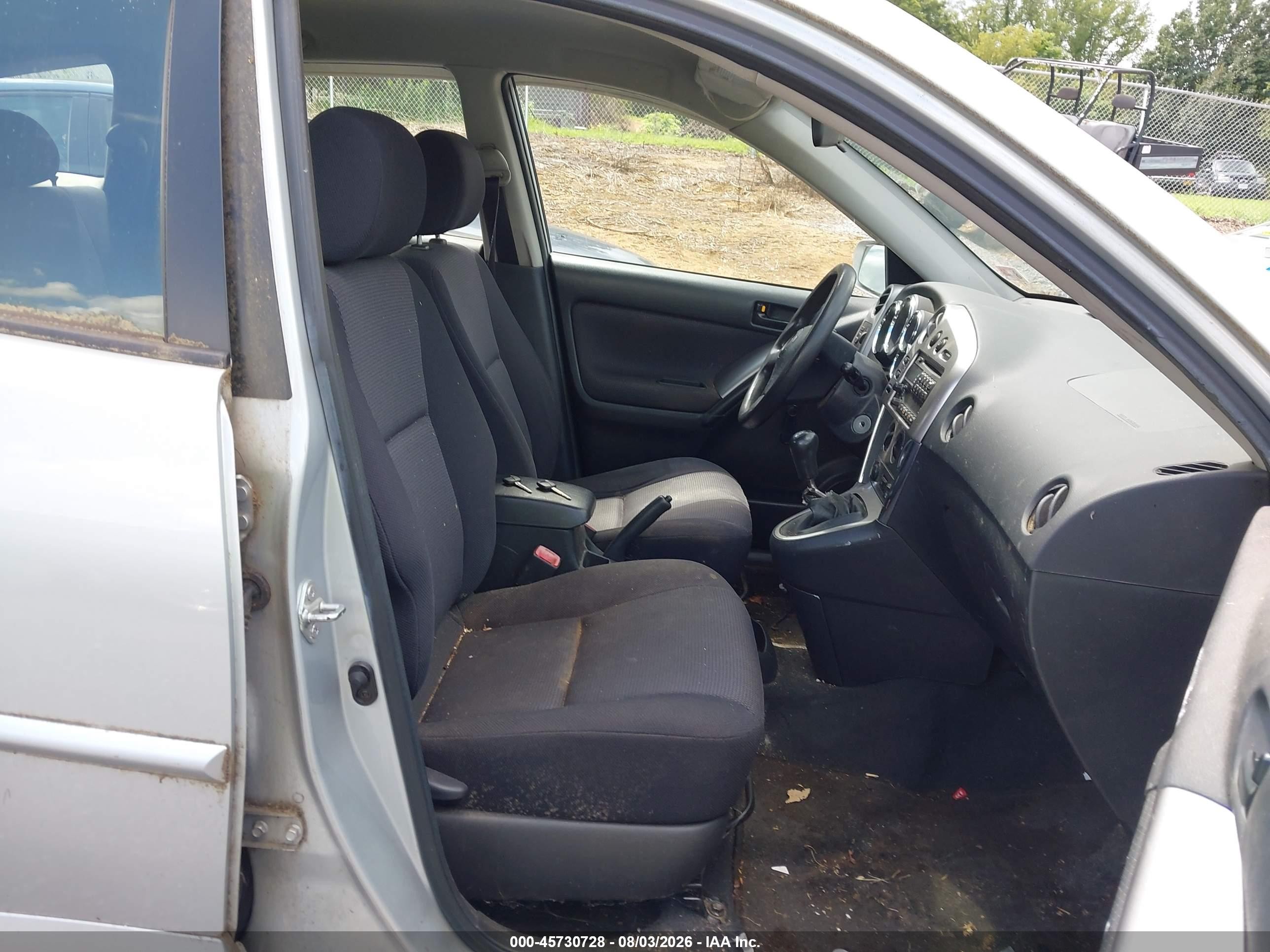 2006 Pontiac Vibe   Silver vin: 5Y2SL65836Z464390