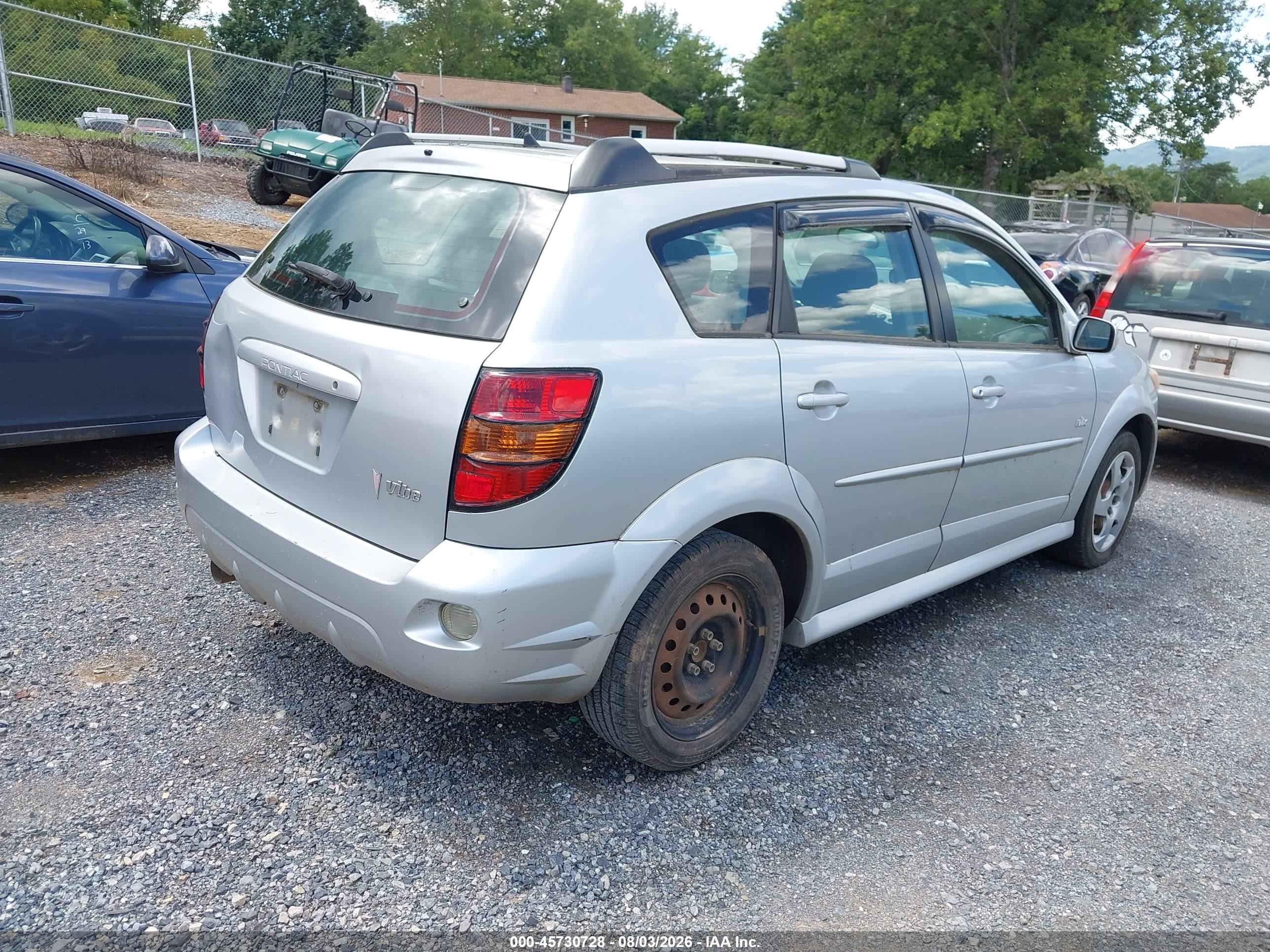 2006 Pontiac Vibe   Silver vin: 5Y2SL65836Z464390