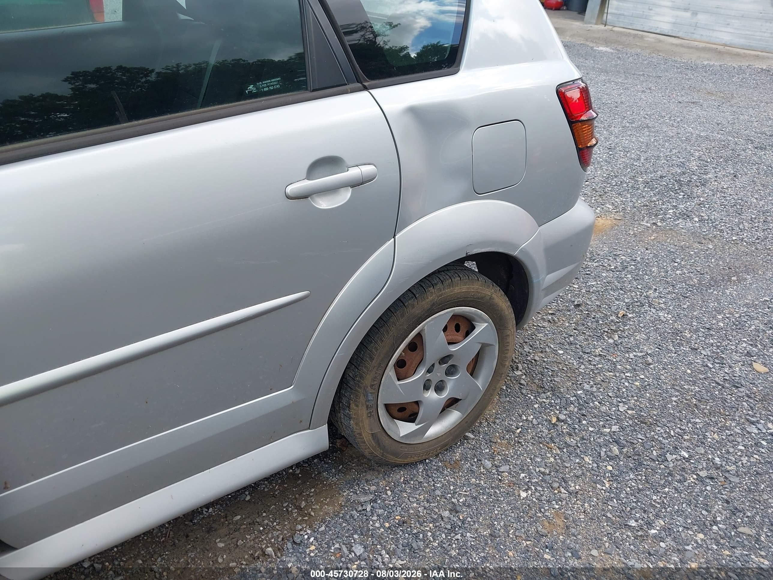 2006 Pontiac Vibe   Silver vin: 5Y2SL65836Z464390