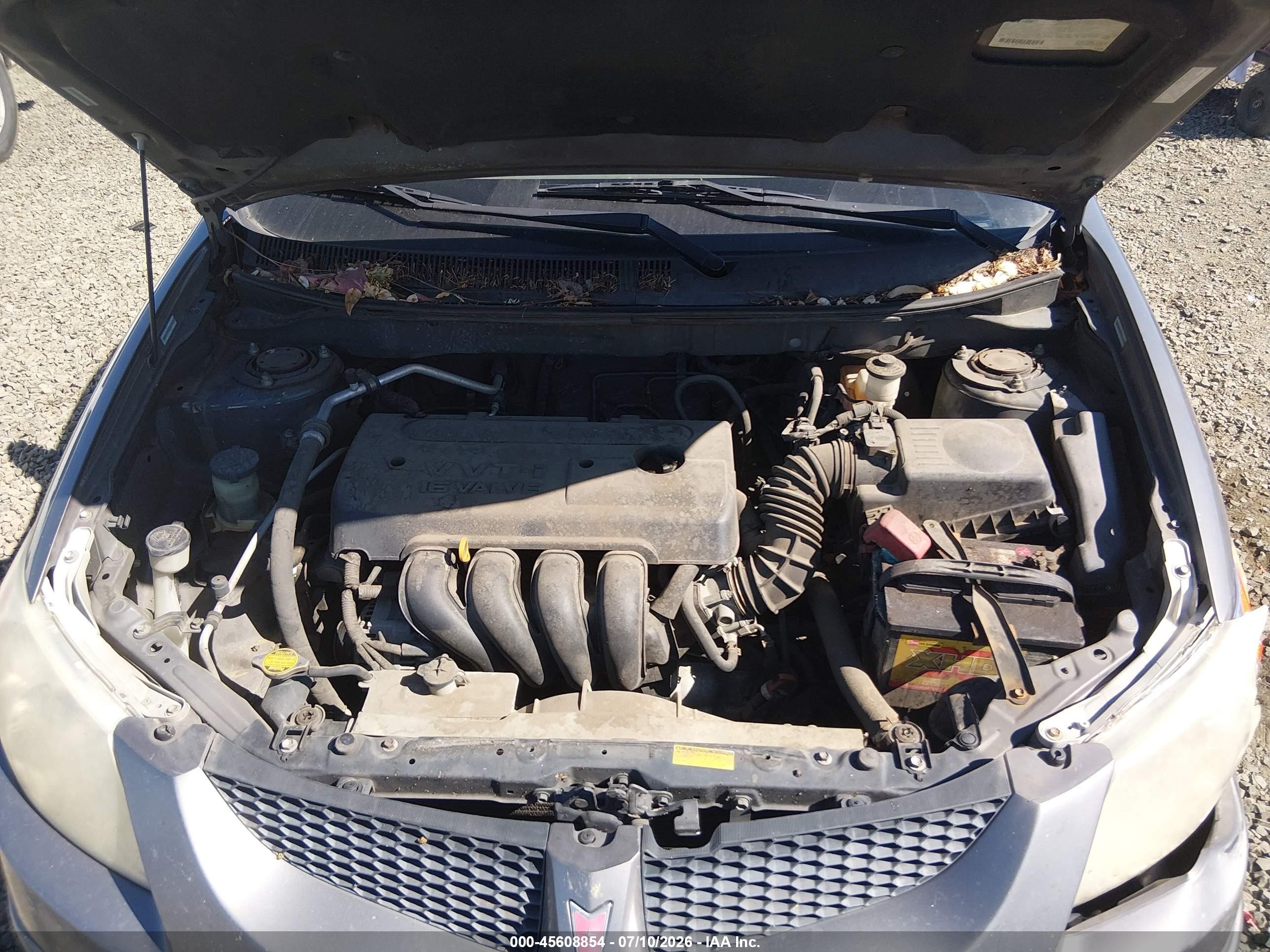 2007 Pontiac Vibe   Gray vin: 5Y2SL65837Z407916