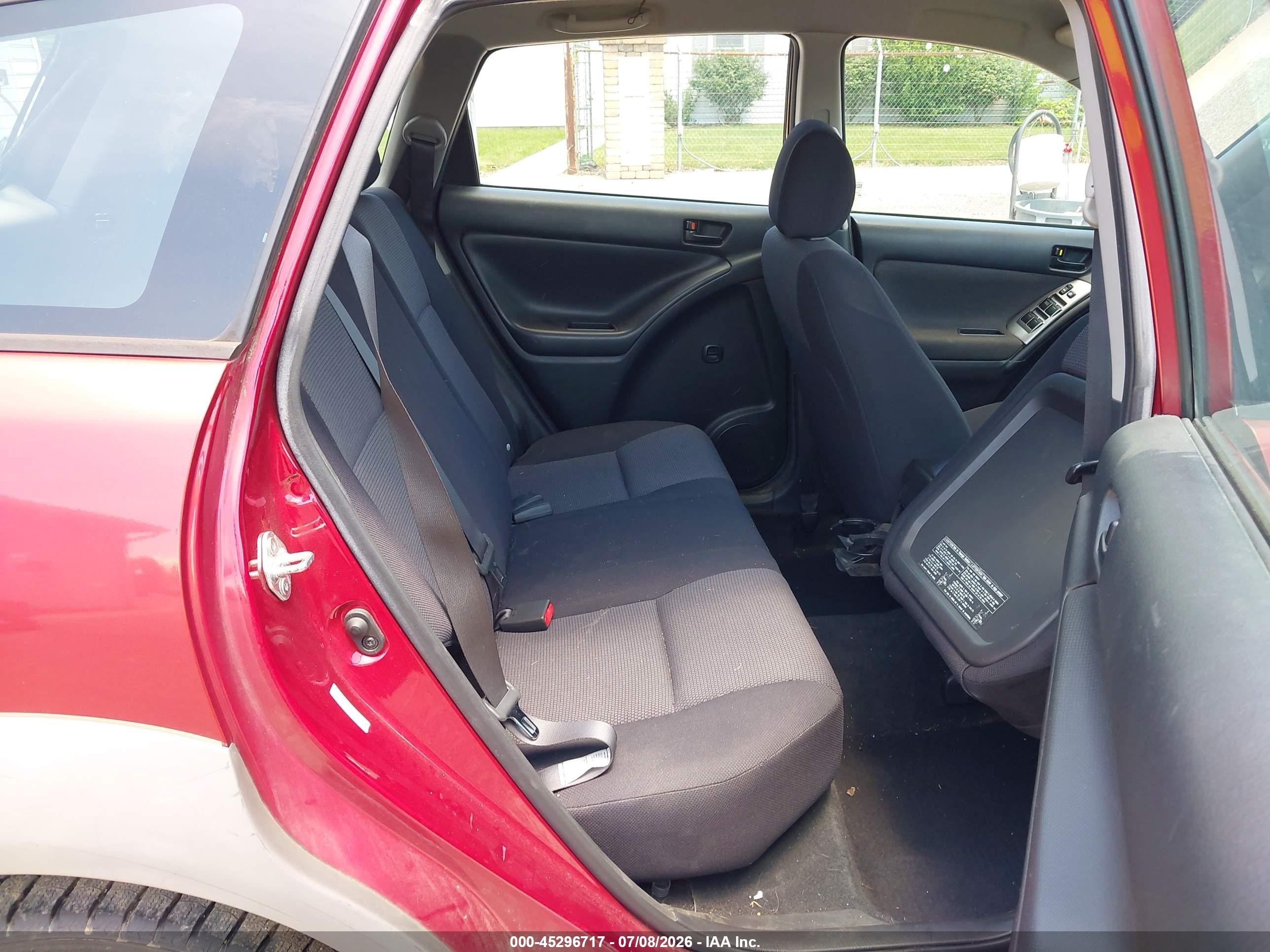 2007 Pontiac Vibe   Orange vin: 5Y2SL65837Z408676