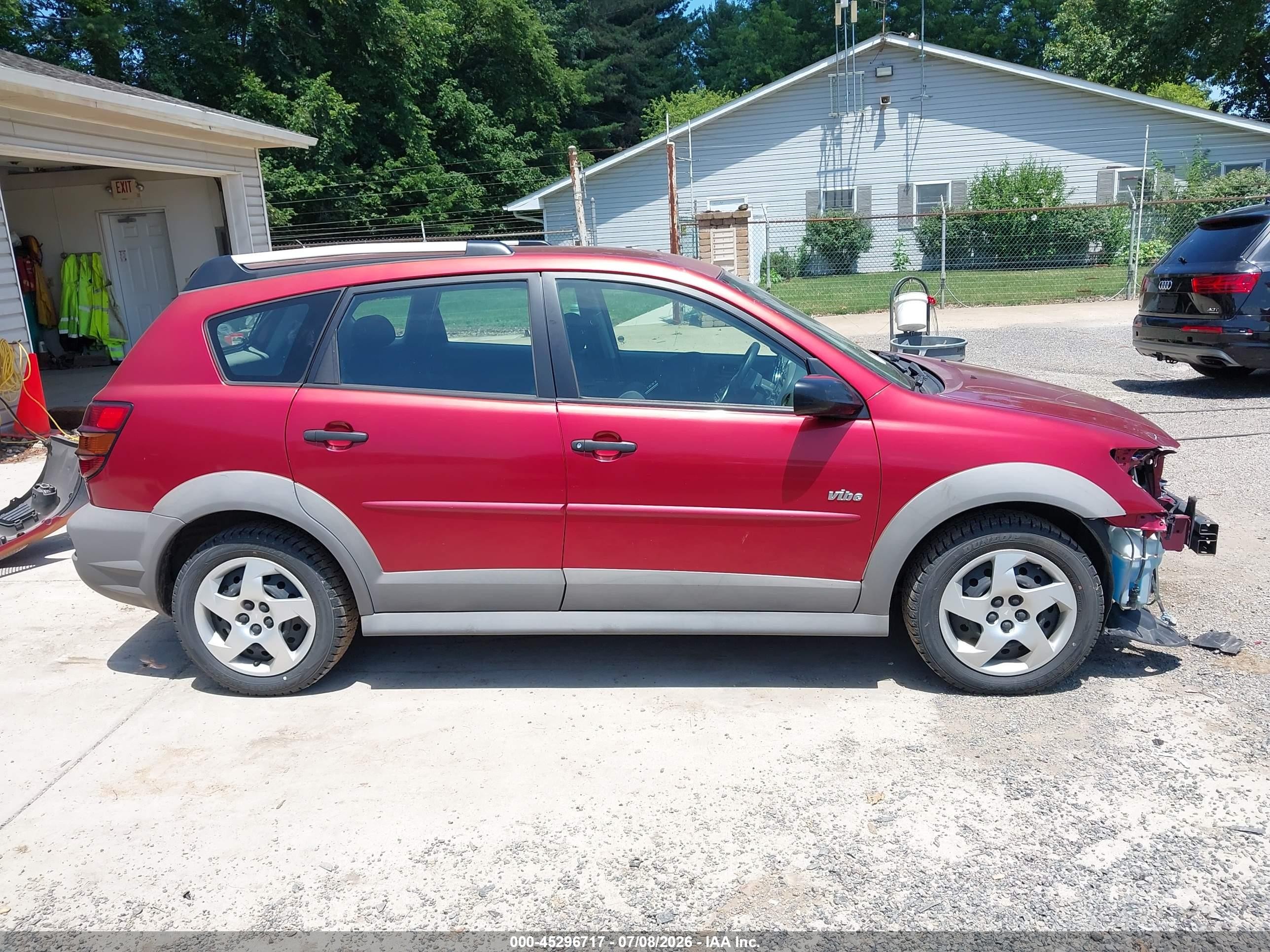 2007 Pontiac Vibe   Orange vin: 5Y2SL65837Z408676