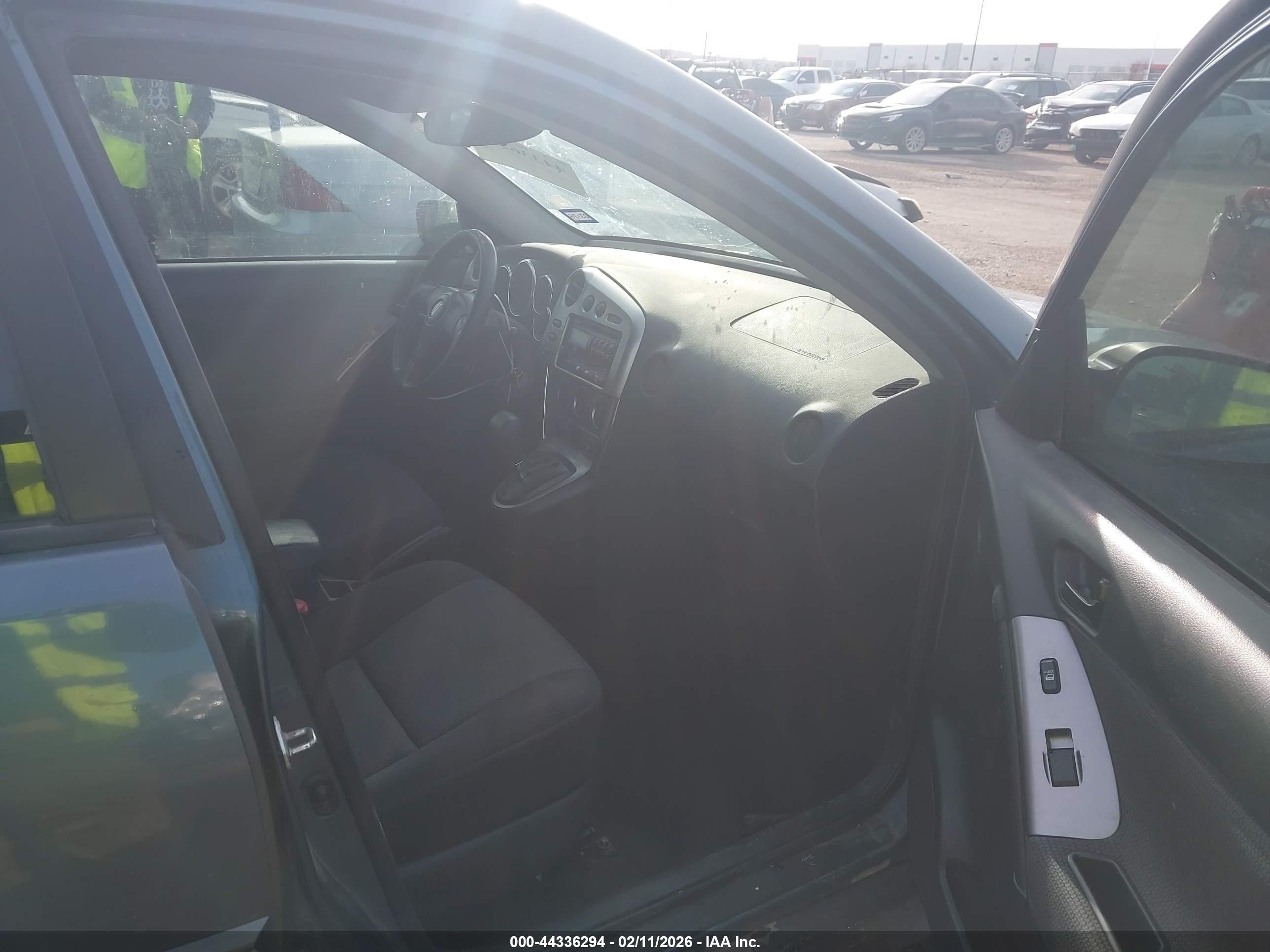 2007 Pontiac Vibe   Blue vin: 5Y2SL65837Z411514