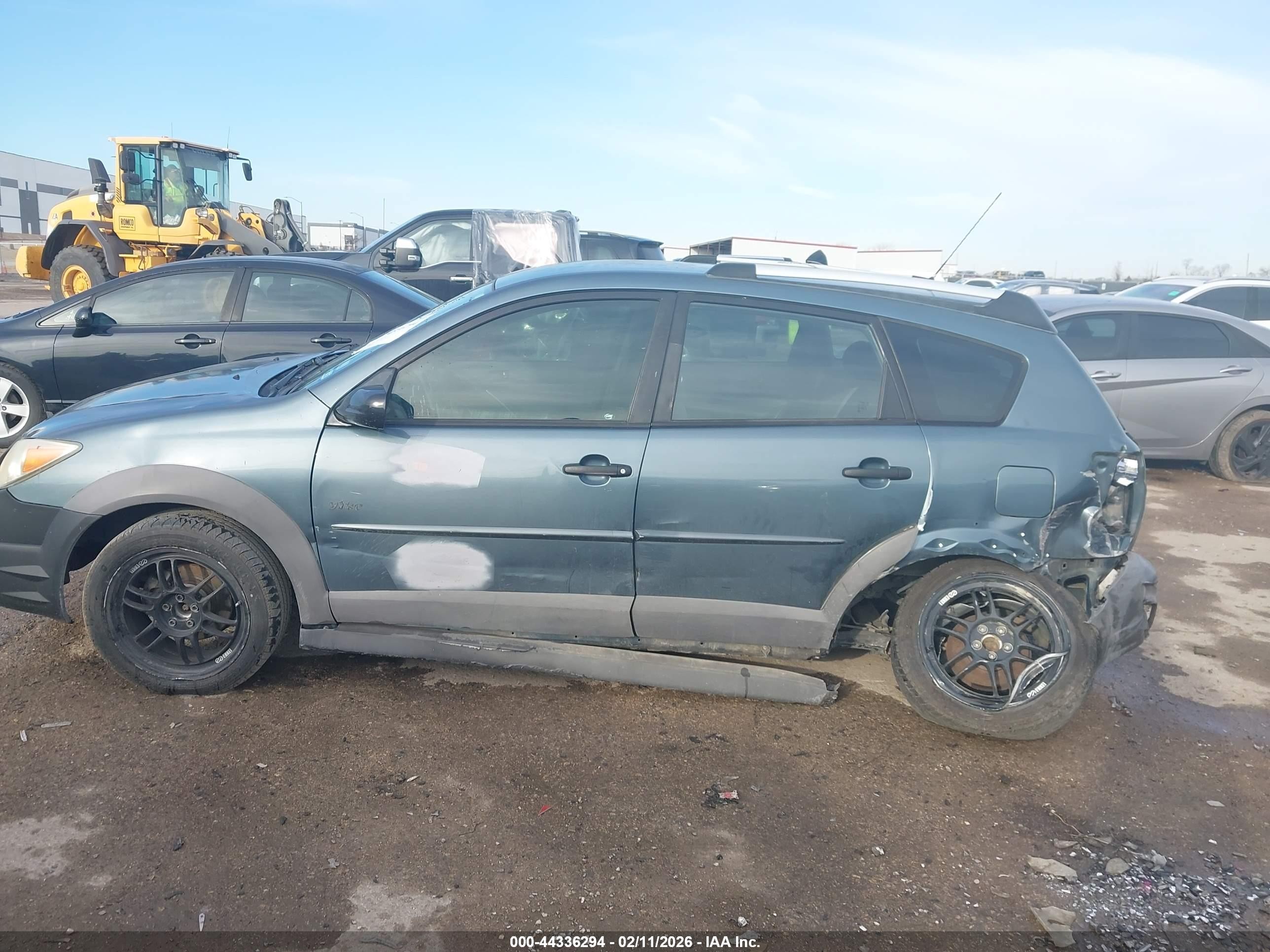 2007 Pontiac Vibe   Blue vin: 5Y2SL65837Z411514