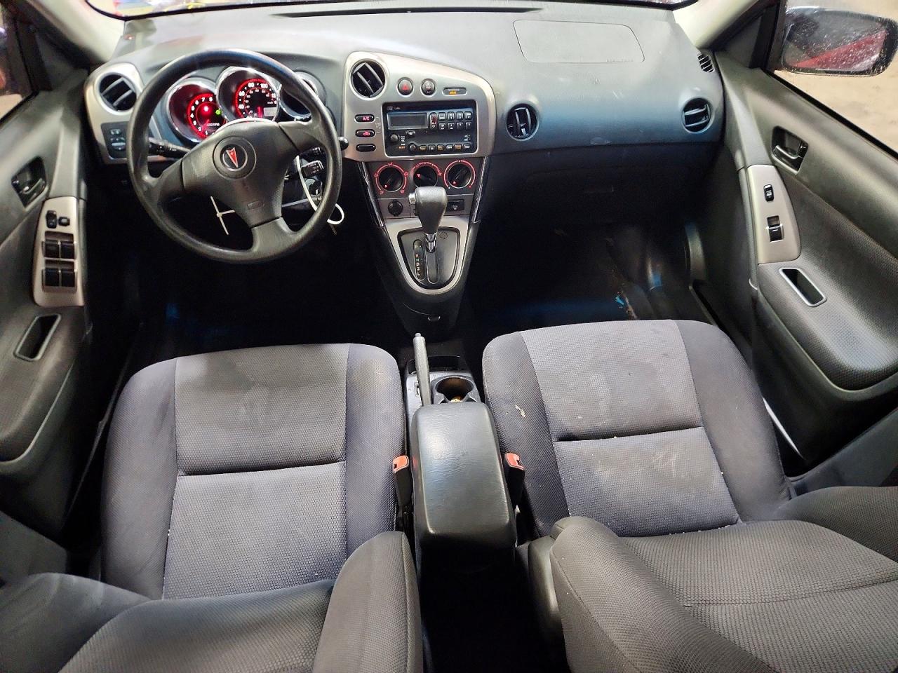 2007 Pontiac Vibe Red vin: 5Y2SL65837Z430337