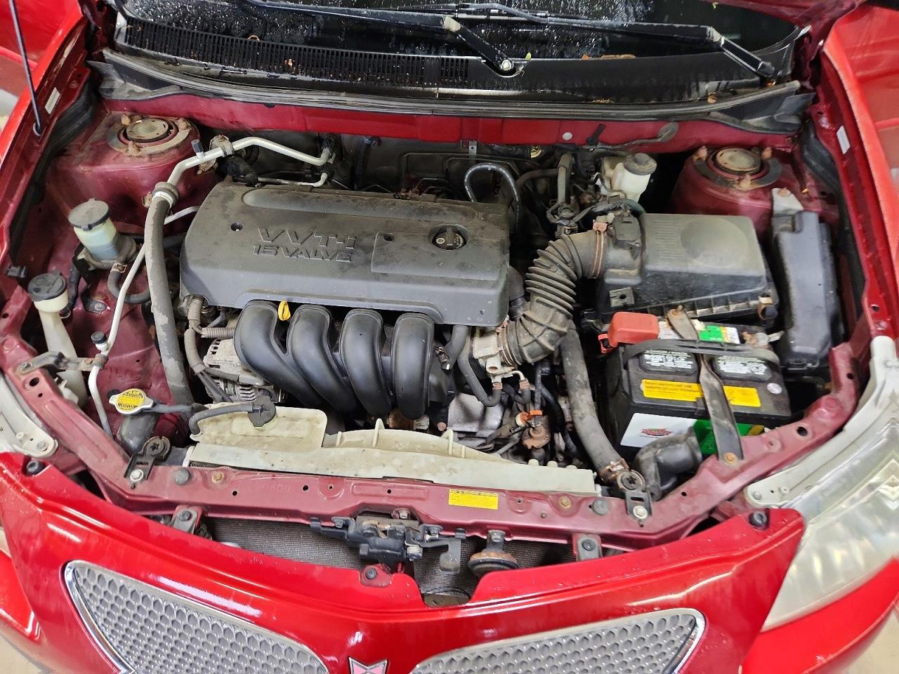 2007 Pontiac Vibe Red vin: 5Y2SL65837Z430337