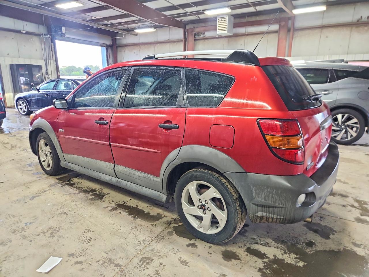 2007 Pontiac Vibe Red vin: 5Y2SL65837Z430337