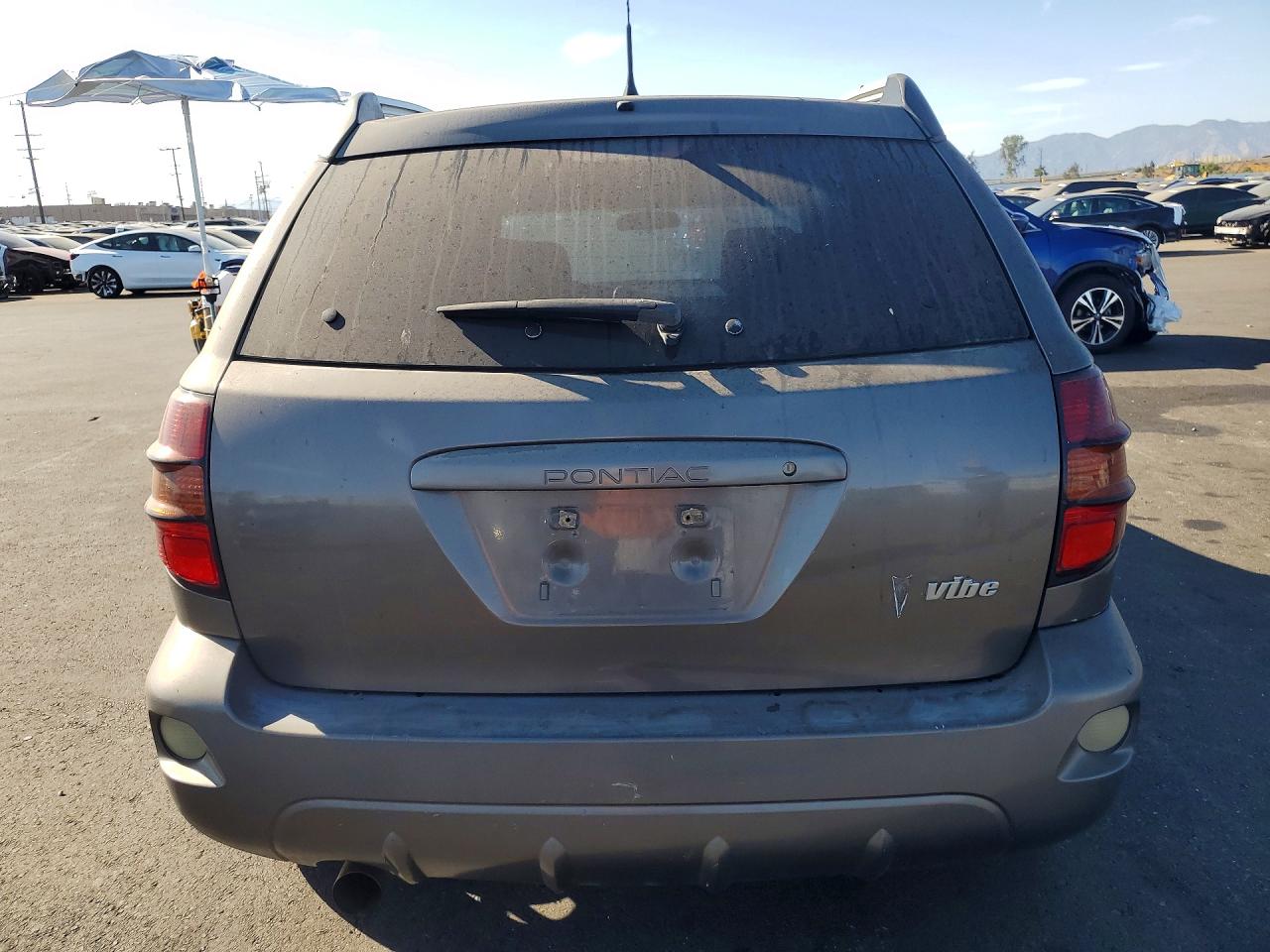 2007 Pontiac Vibe Gray vin: 5Y2SL65837Z434288