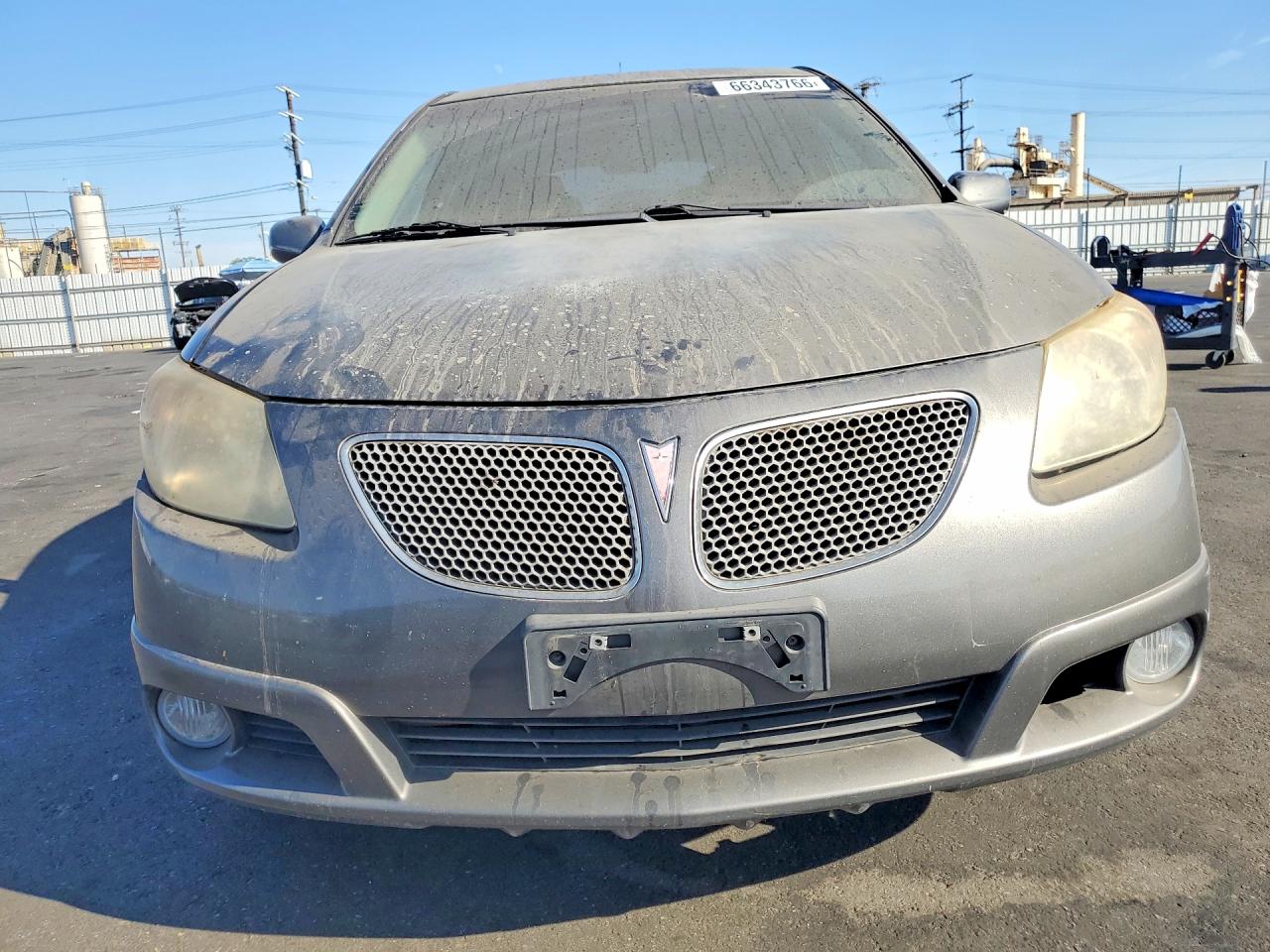 2007 Pontiac Vibe Gray vin: 5Y2SL65837Z434288