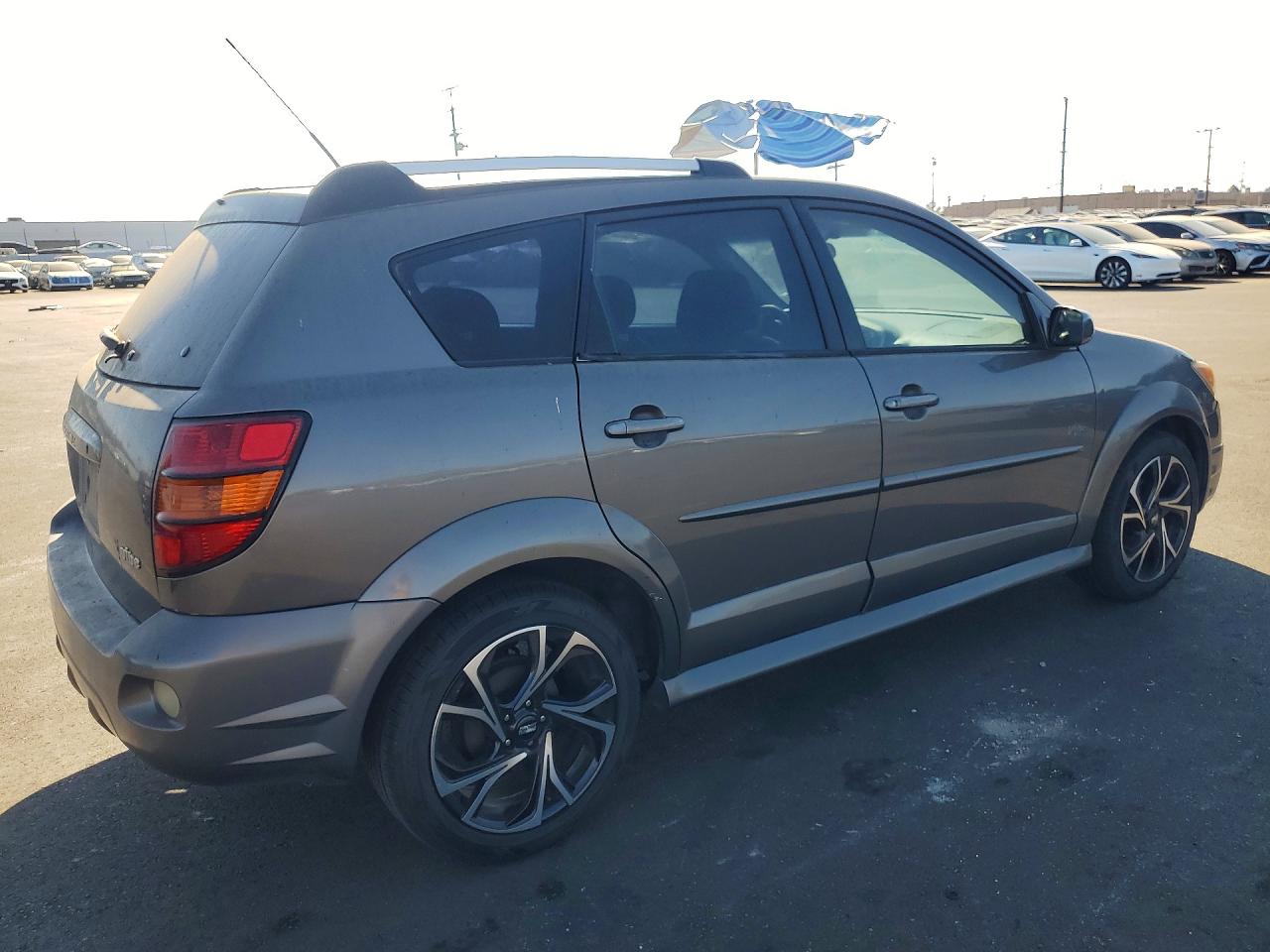 2007 Pontiac Vibe Gray vin: 5Y2SL65837Z434288