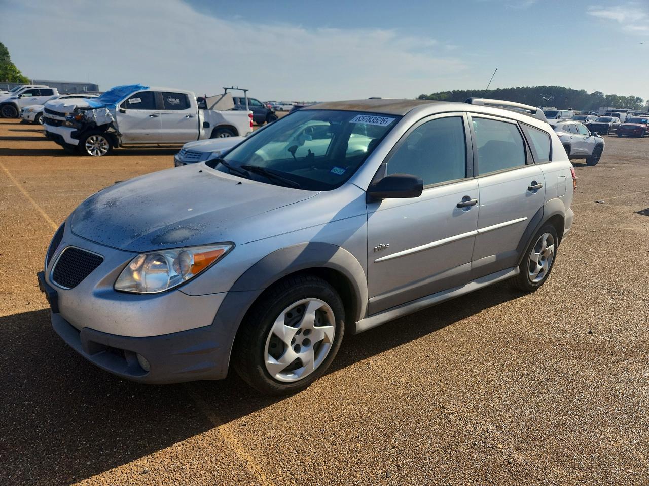 2006 Pontiac Vibe Серебряный vin: 5Y2SL65846Z400519