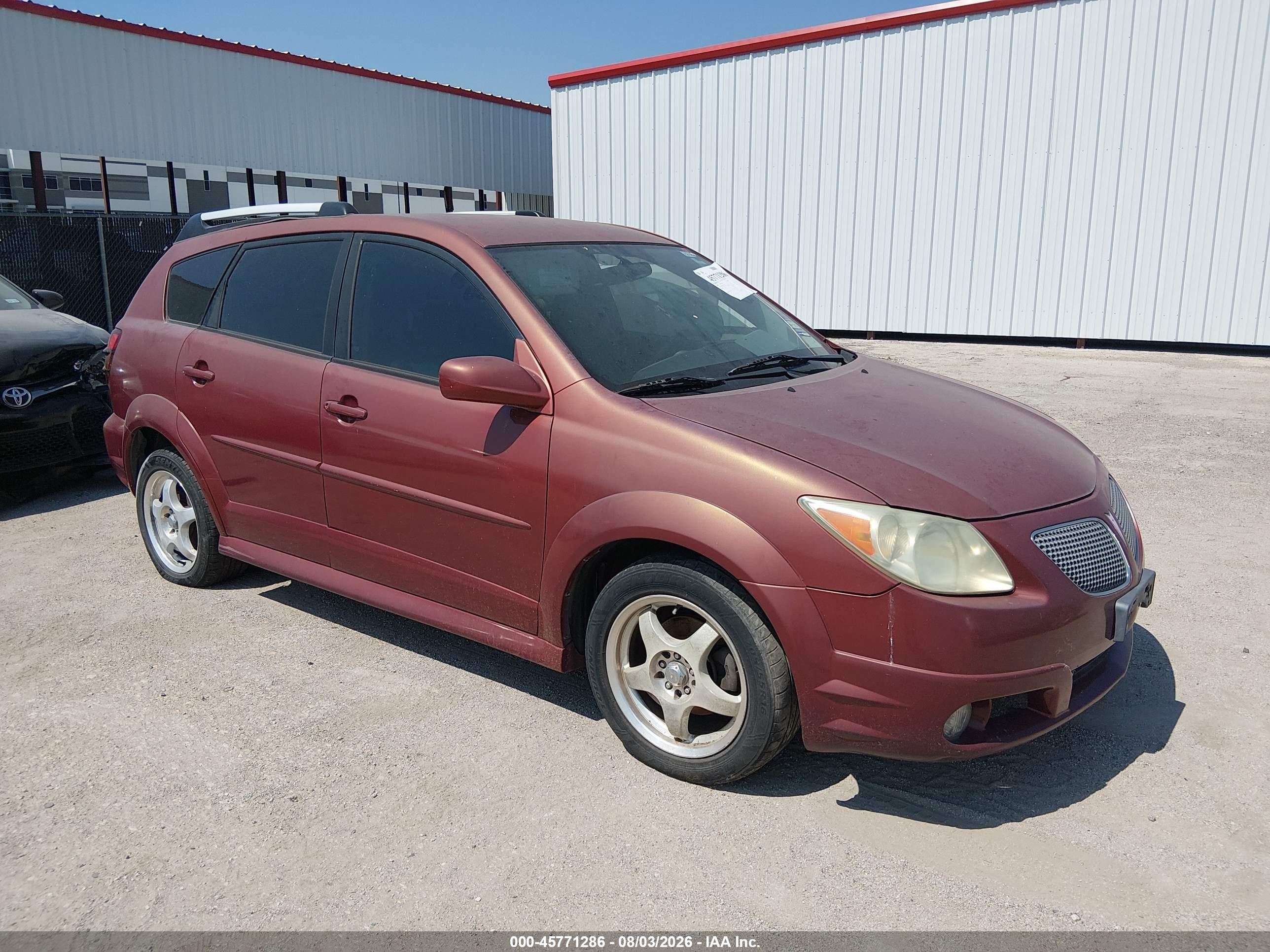 2006 Pontiac Vibe   Оранжевый vin: 5Y2SL65846Z401119