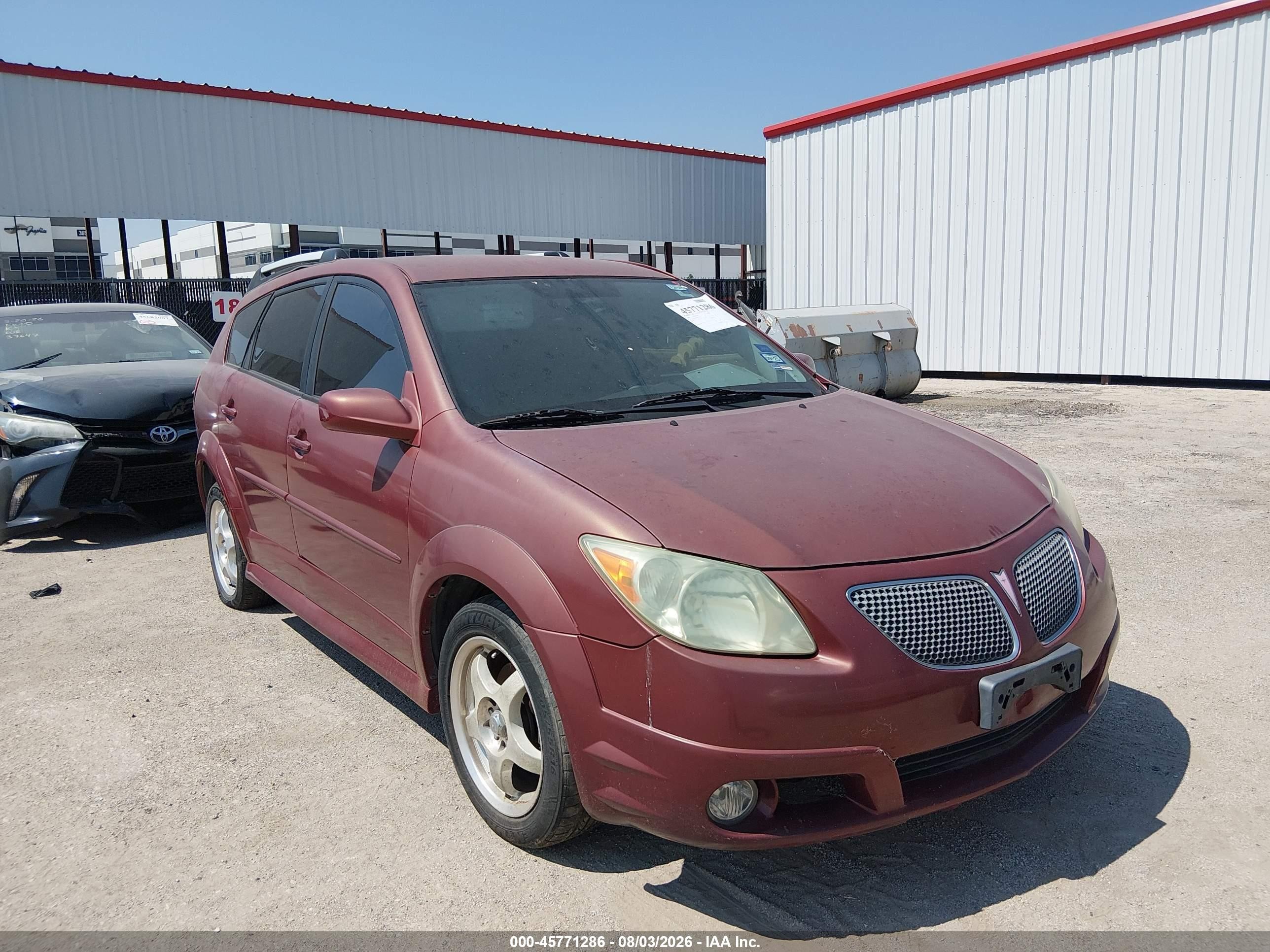 2006 Pontiac Vibe   Оранжевый vin: 5Y2SL65846Z401119