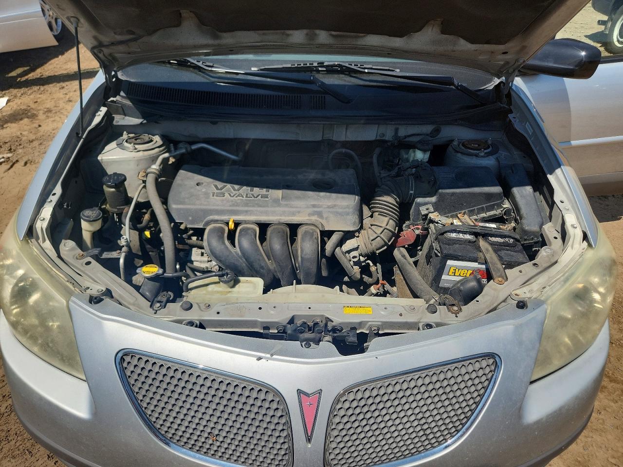 2006 Pontiac Vibe Серебряный vin: 5Y2SL65846Z433231